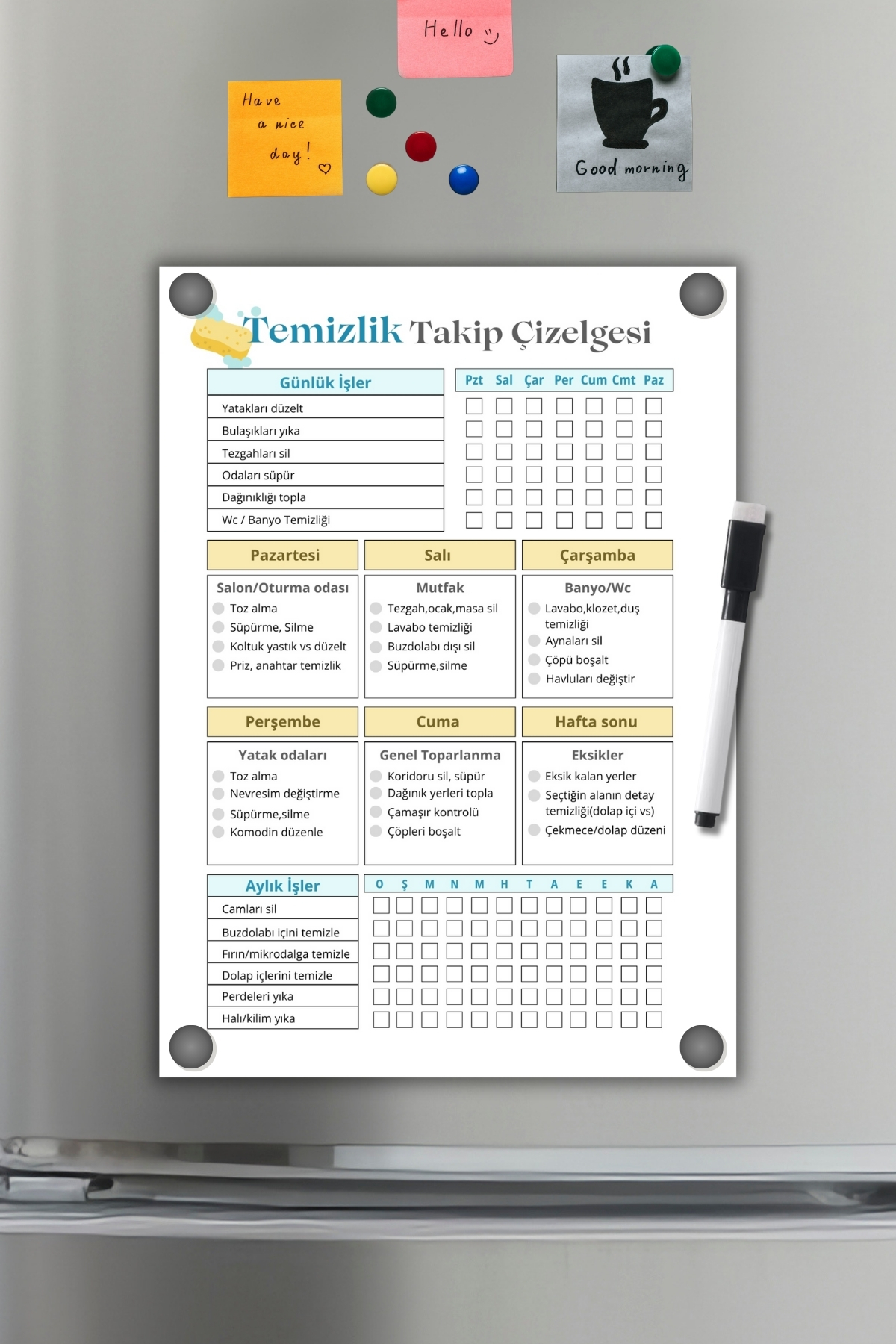 Metranya Ev in Temizlik Takip izelgesi G nl k Temizlik Planlay c s metranya-ev-in-temizlik-takip-izelgesi-g-nl-k-temizlik-planlay-c-s