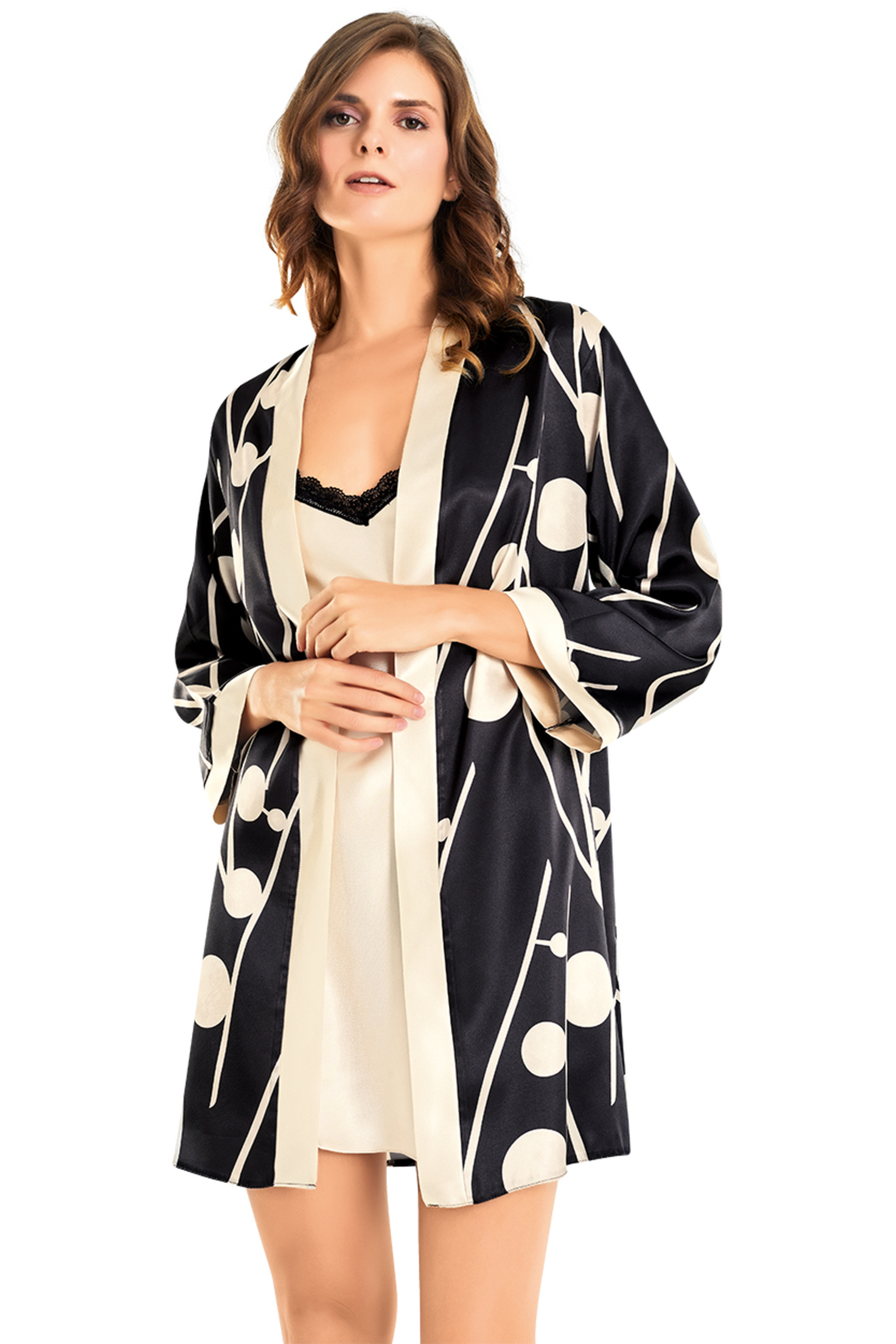 NightLove Kadın Kısa Gecelik Takımı 722 MOONGİRL