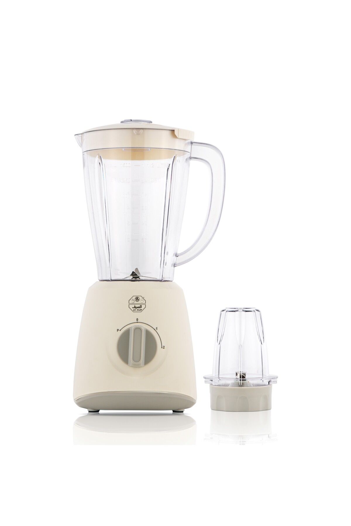ALSAIF-Electric Blender – 1.5L – 400W – White & Grey 4
