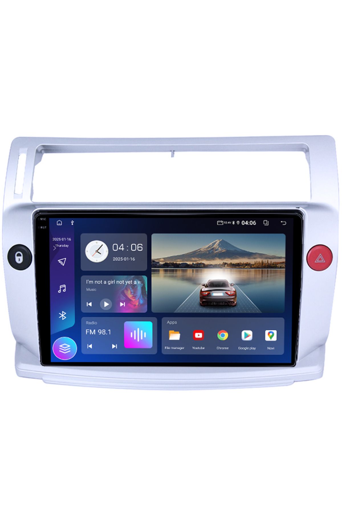 navi-it-Navigatie dedicata Citroen C4 2004-2014, 4GB RAM 64GB ROM, Octacore, Android 14, Display QLED 1K 9", 2