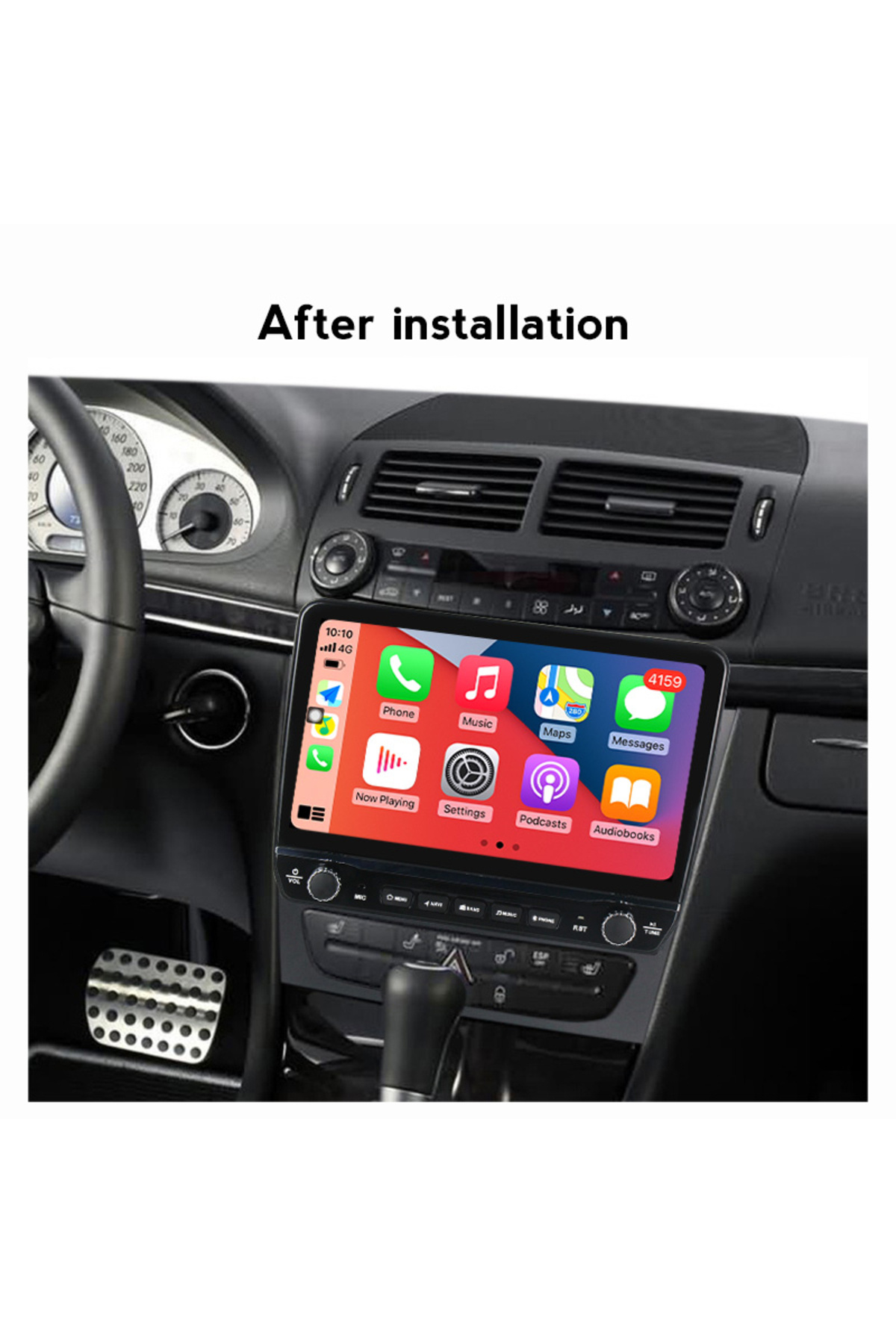 navi-it-Dedicated w211 navigation with rotary buttons model 2024, 4 GB RAM 64 ROM, Quadcore, Android 13, Displ 3