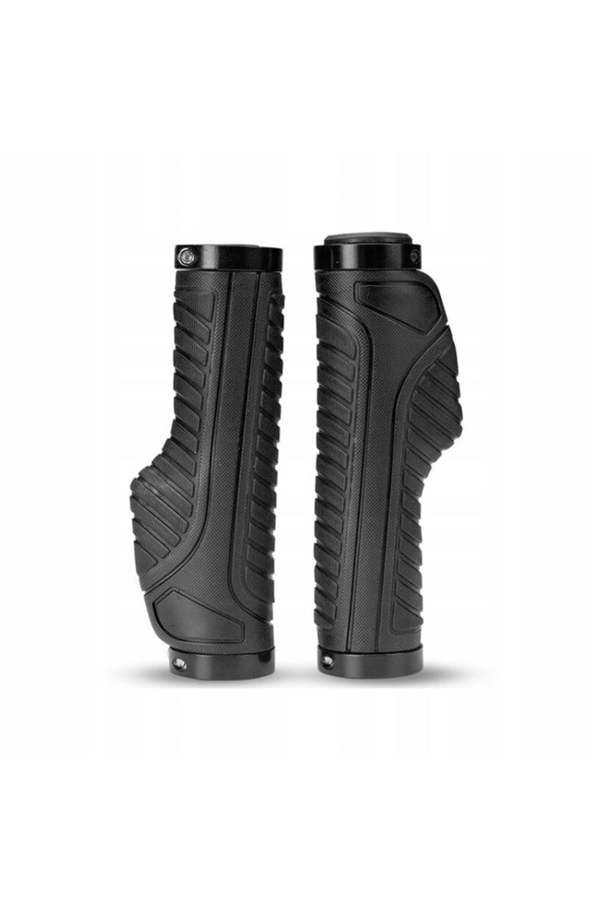 shumee Mânere Ergonomice Pentru Bicicletă, Diametru 22 Mm, Negre - One Size
