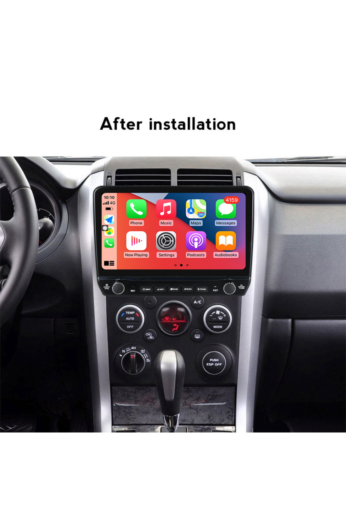 navi-it-Dedicated navigation Vitara 2005-2015 with rotary buttons model 2024, 4 GB RAM 64 ROM, Quadcore, Andro 3