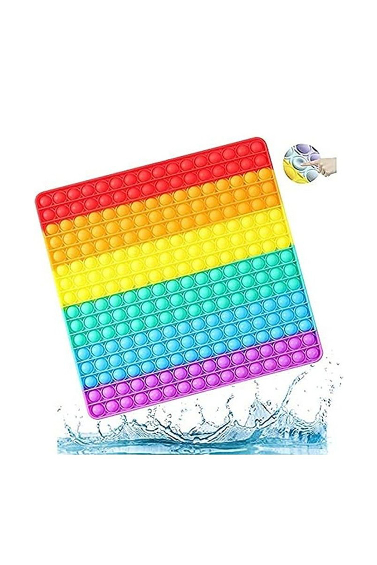 بازی رومیزی اسباب‌بازی کودکان برای کاهش استرس، مربع، حباب‌های قابل فشار، برای کاهش استرس