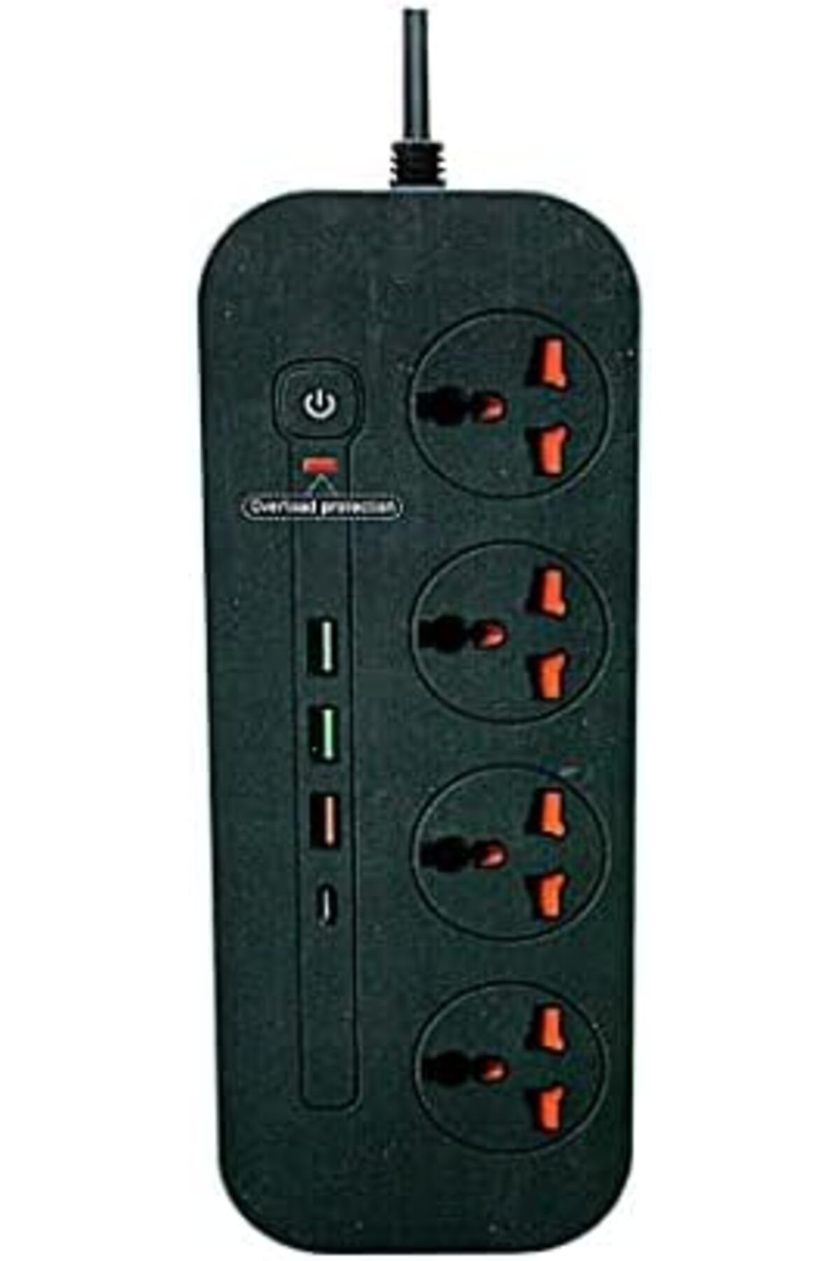 Biki-شريط طاقة مزود بثلاثة منافذ USB، ومنفذ PD واحد، وأربعة منافذ، ومضاد للكهرباء الساكنة، وحماية من الحمل الزائد، بقوة 3000 وات 1