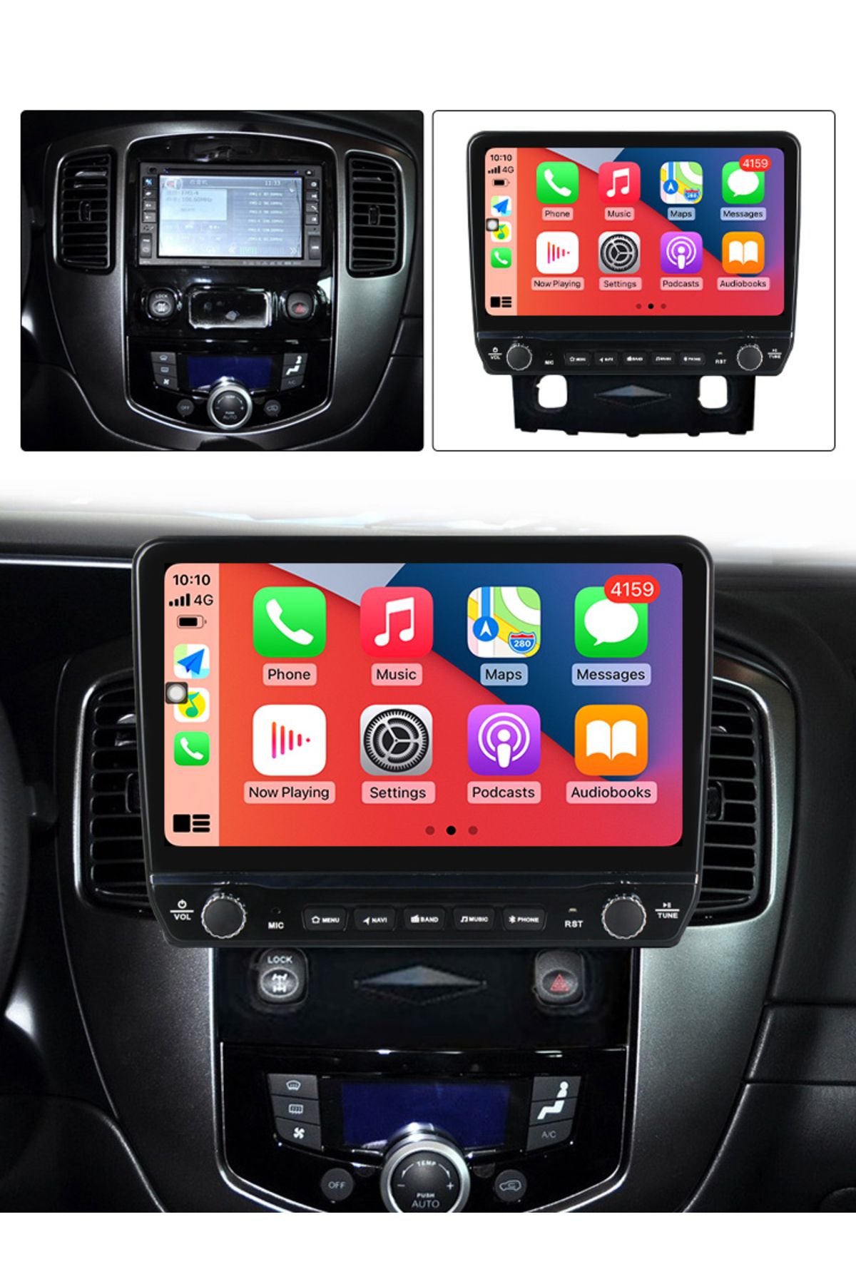 navi-it-Dedicated navigation Kuga 2008-2010 with rotary buttons model 2024, 4 GB RAM 64 ROM, Quadcore, Android 2