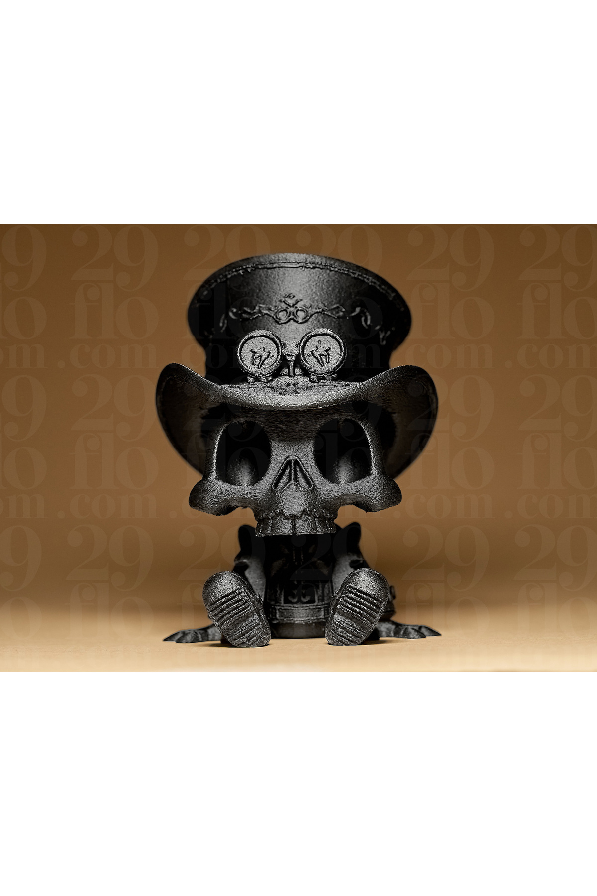 12 cm Size 3D Printed Skeleton Figure - Desktop Decoration - Name Can Be Written