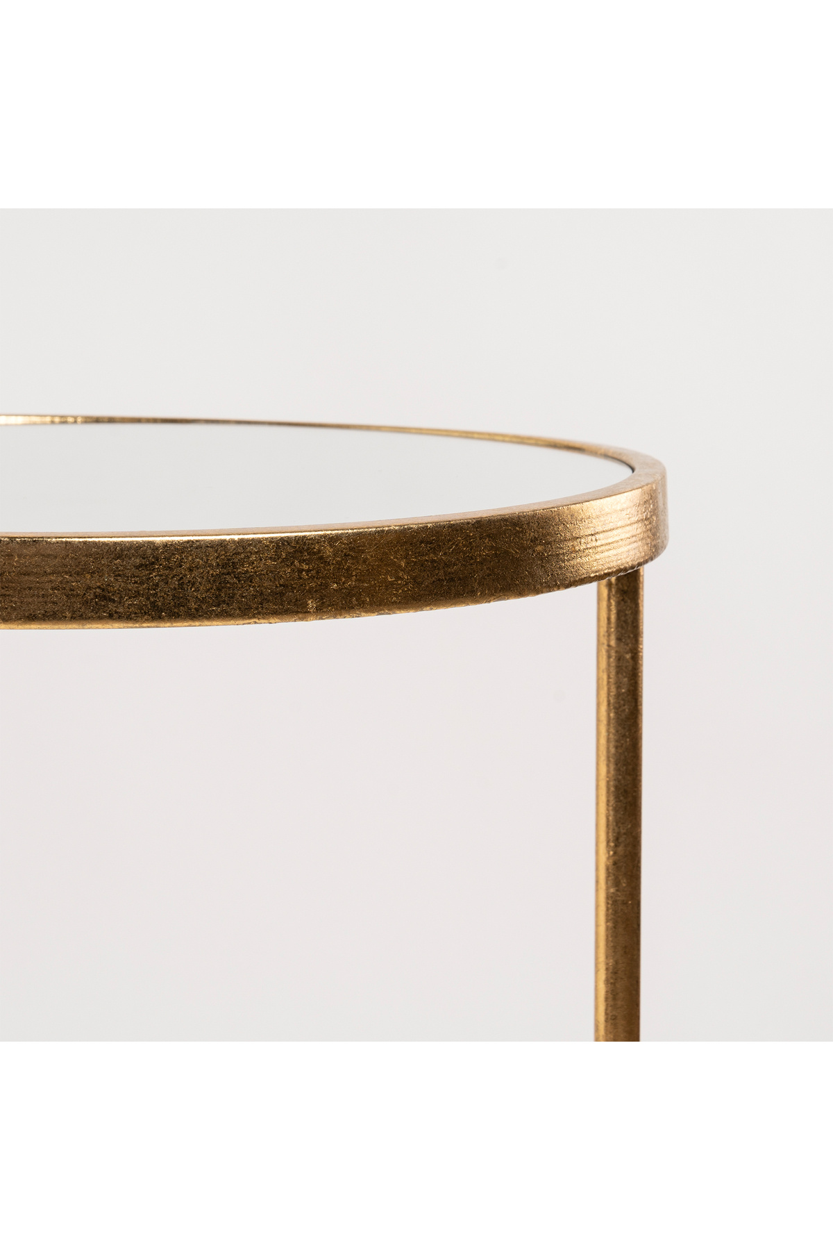 Generic-2 Pcs Nested Table Gold 5
