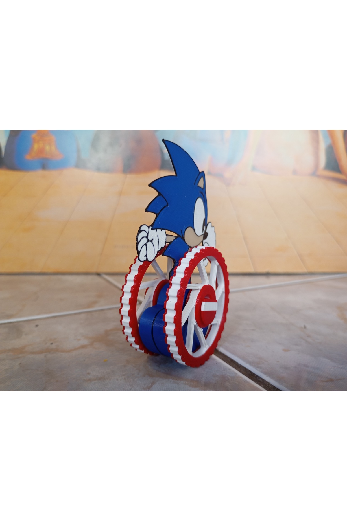 Sonic Hedgehog selbstbalancierende Spielzeugfigur – 3D-Druck