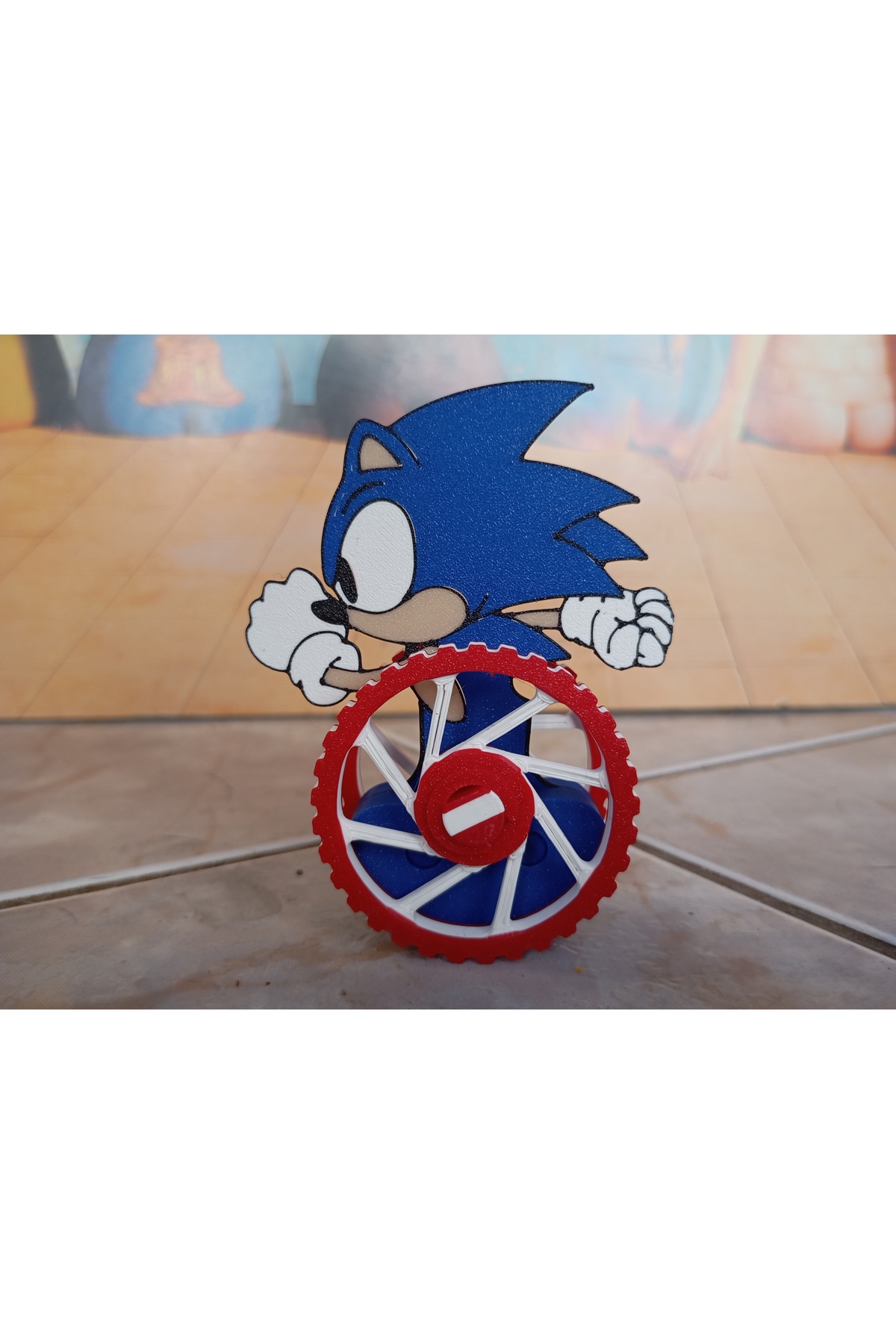 Sonic Hedgehog selbstbalancierende Spielzeugfigur – 3D-Druck