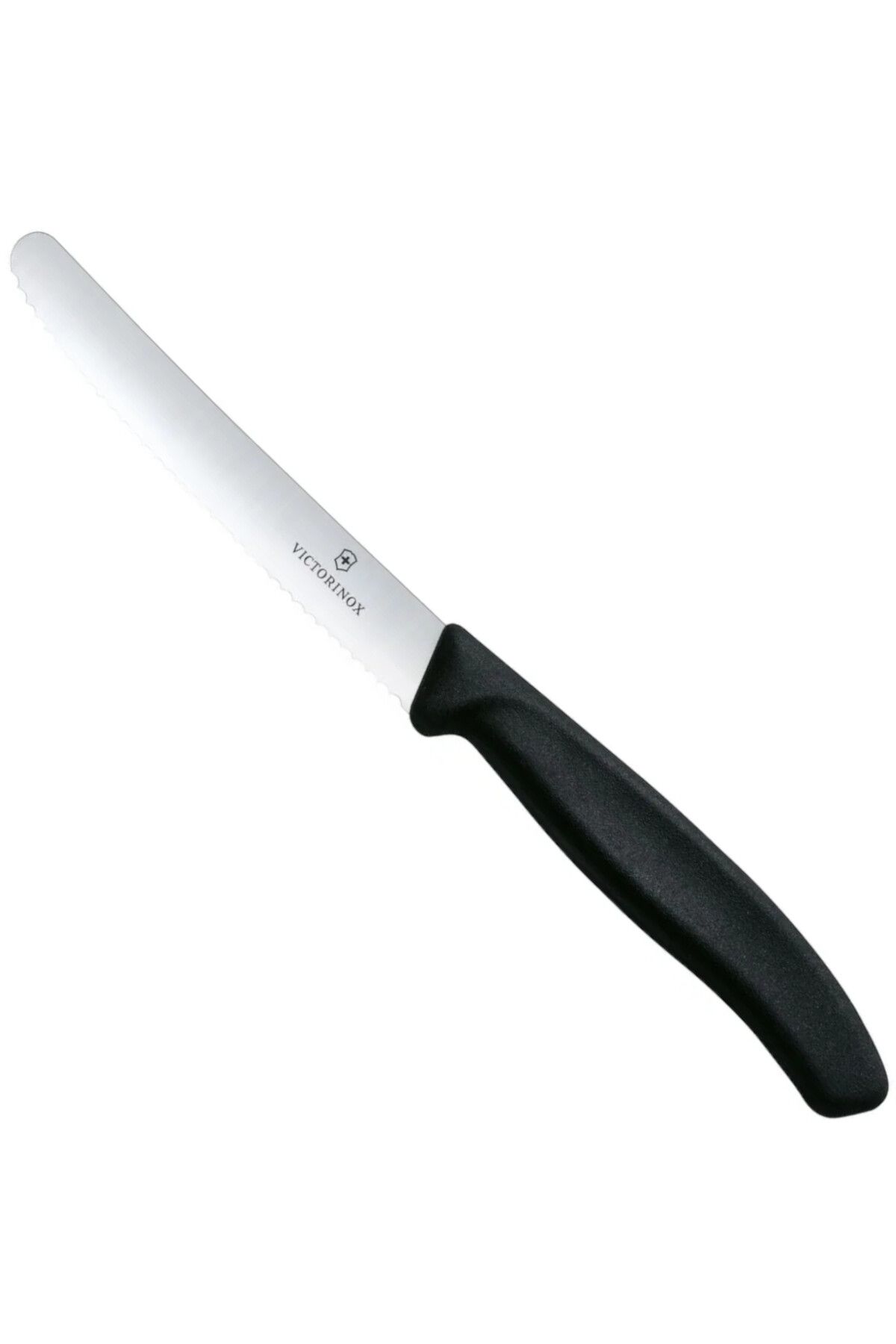 Victorinox-Cuțit pentru roșii cu lamă zimțată rotunjită 110/219 mm - negru 1
