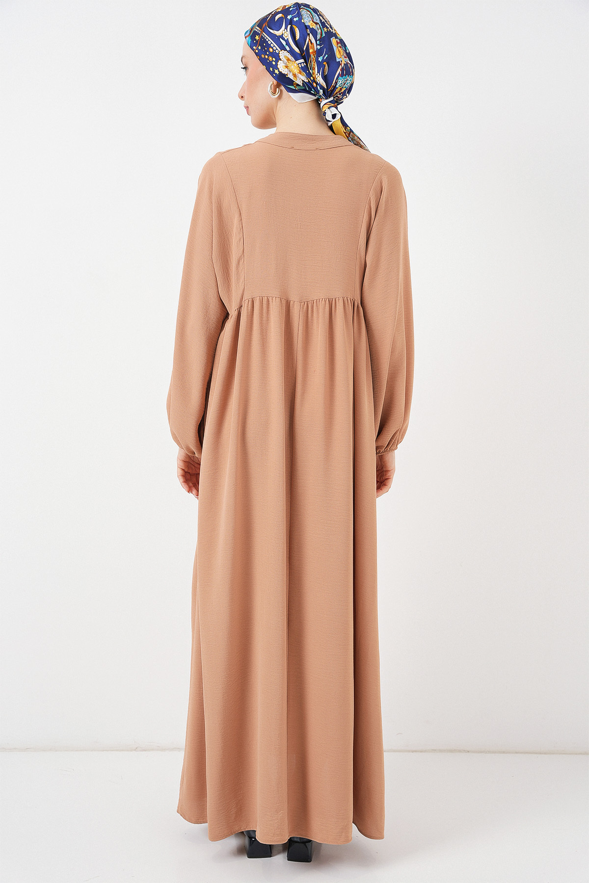 Bigdart-Rochie lungă hijab pentru femei 2525 - Biscuit 6