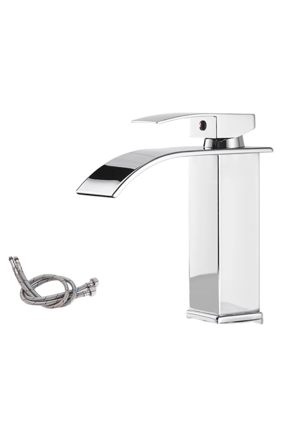 SMART GADGETS C&A-Baterie baie, tip cascadă, monocomandă, design minimalist, instalare ușoară, oțel inoxidabil 2