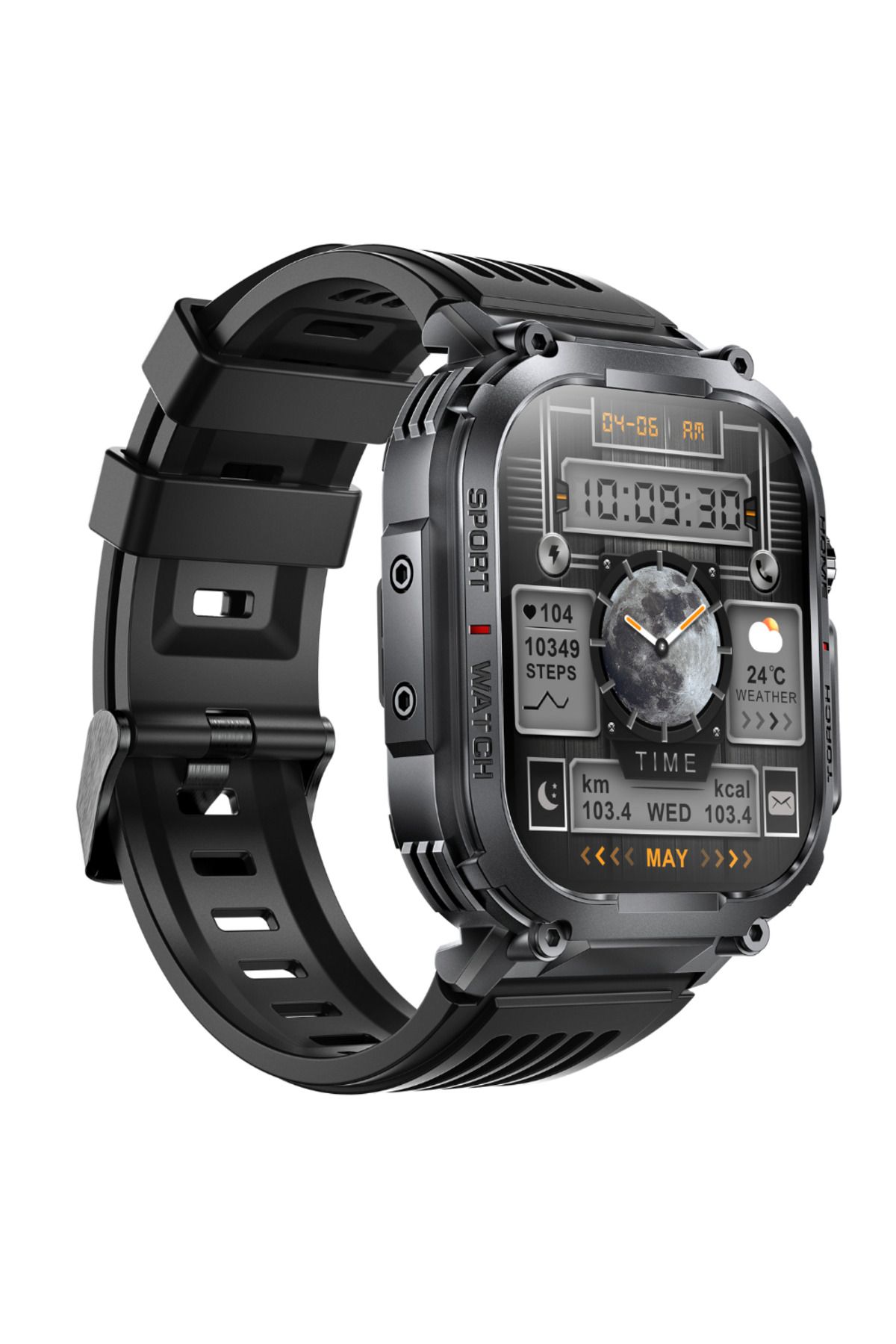 OEM-Ceas Smartwatch Barbatesc TWINKLER TKY-S320B, 2.02" TFT, BT 5.2, LED, 3ATM, Busola, FitCloudPro 3