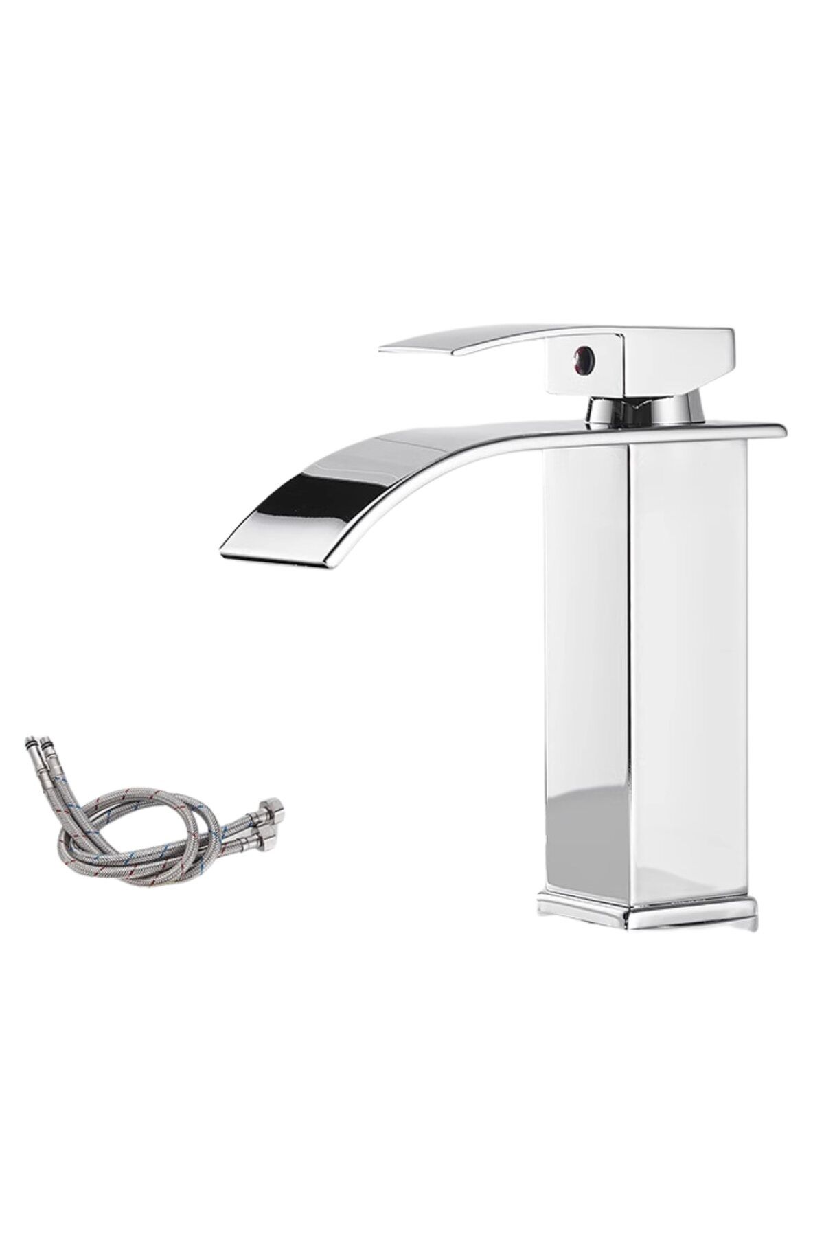 SMART GADGETS C&A-Baterie baie, tip cascadă, monocomandă, design minimalist, instalare ușoară, oțel inoxidabil 4
