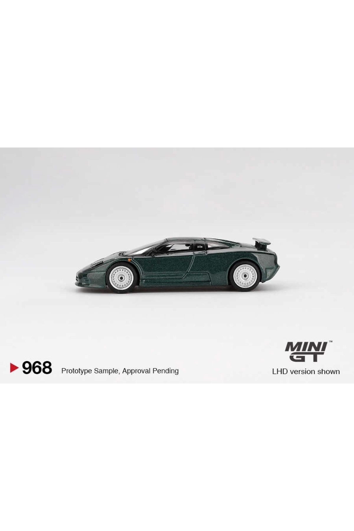 mini gt MGT00968 1/64 Bugatti EB110 GT Verde Scuro fotoğrafı 4 (önizleme)
