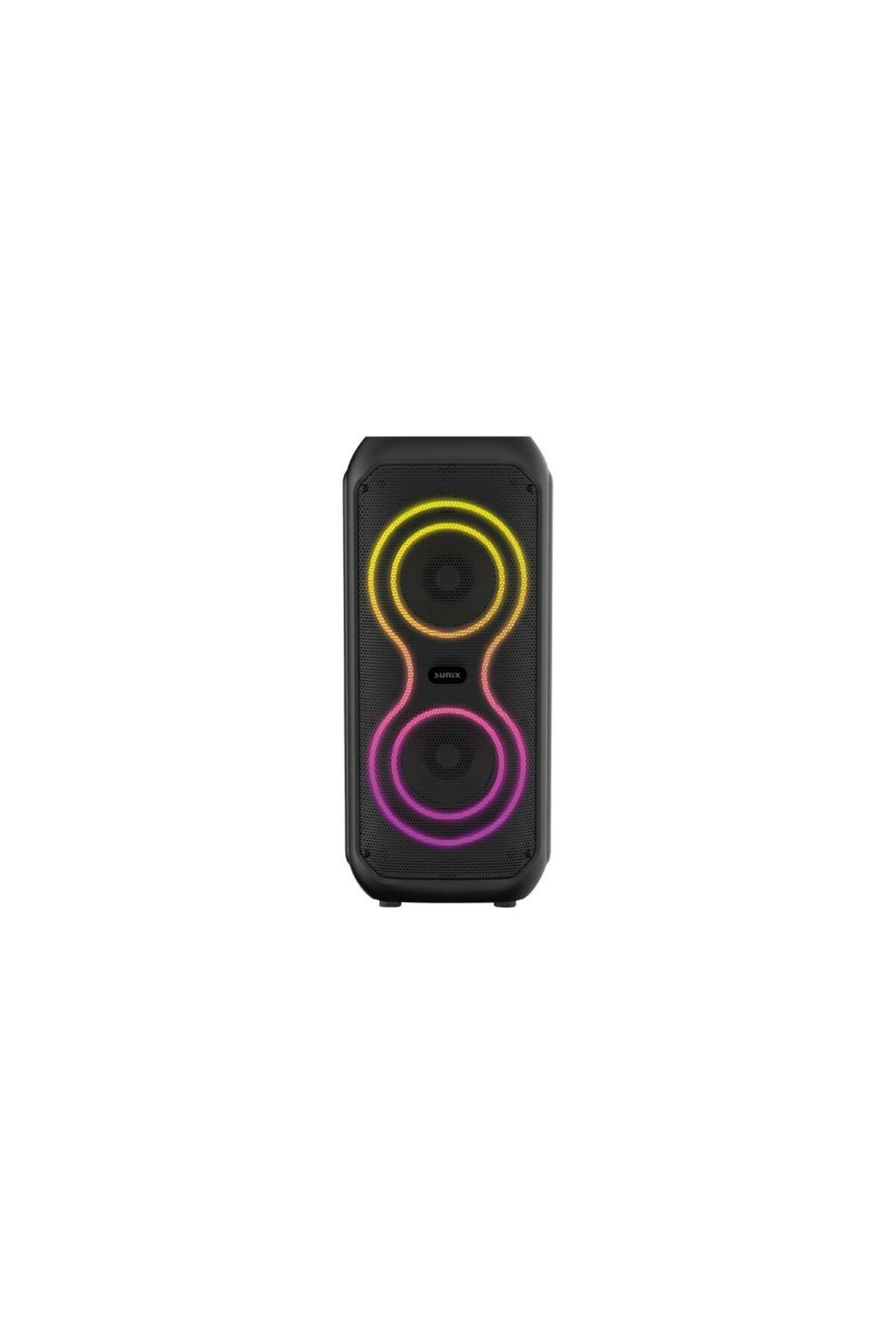 Sunix 16W 2400 Mah 2x4 İnç Bass Mikrofonlu Bluetooth Hoparlör BTS