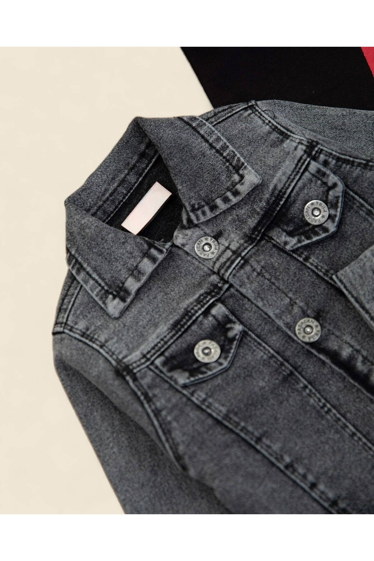 Ege Bebek Erkek Çocuk Mevsimlik Esnek Kumaşlı 3’lü Jogger Takım | Tişört, Kot Ceket ve Pantolon 2-9 Yaş R1991 fotoğrafı 6 (önizleme)