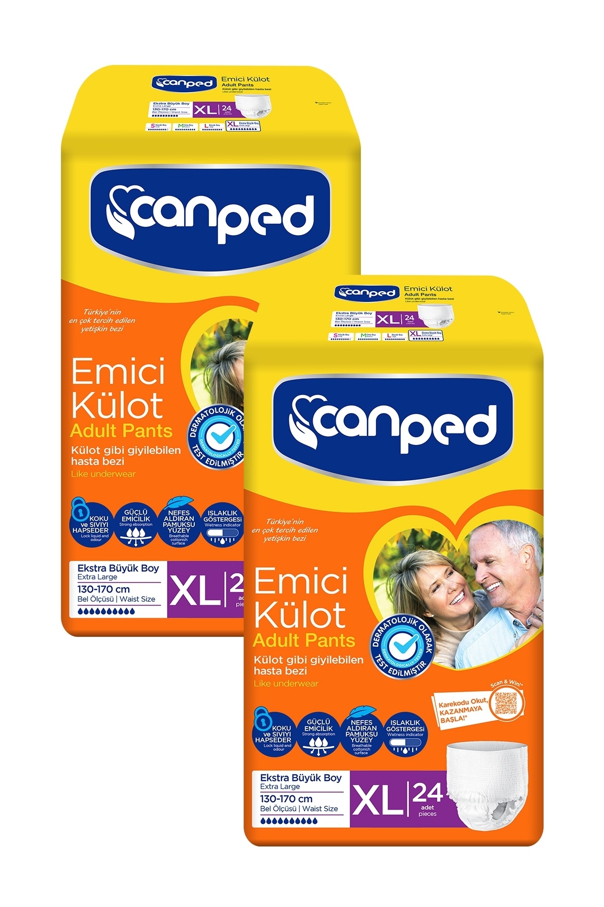 Canped Emici Külot Extra Büyük Boy Large 48 li