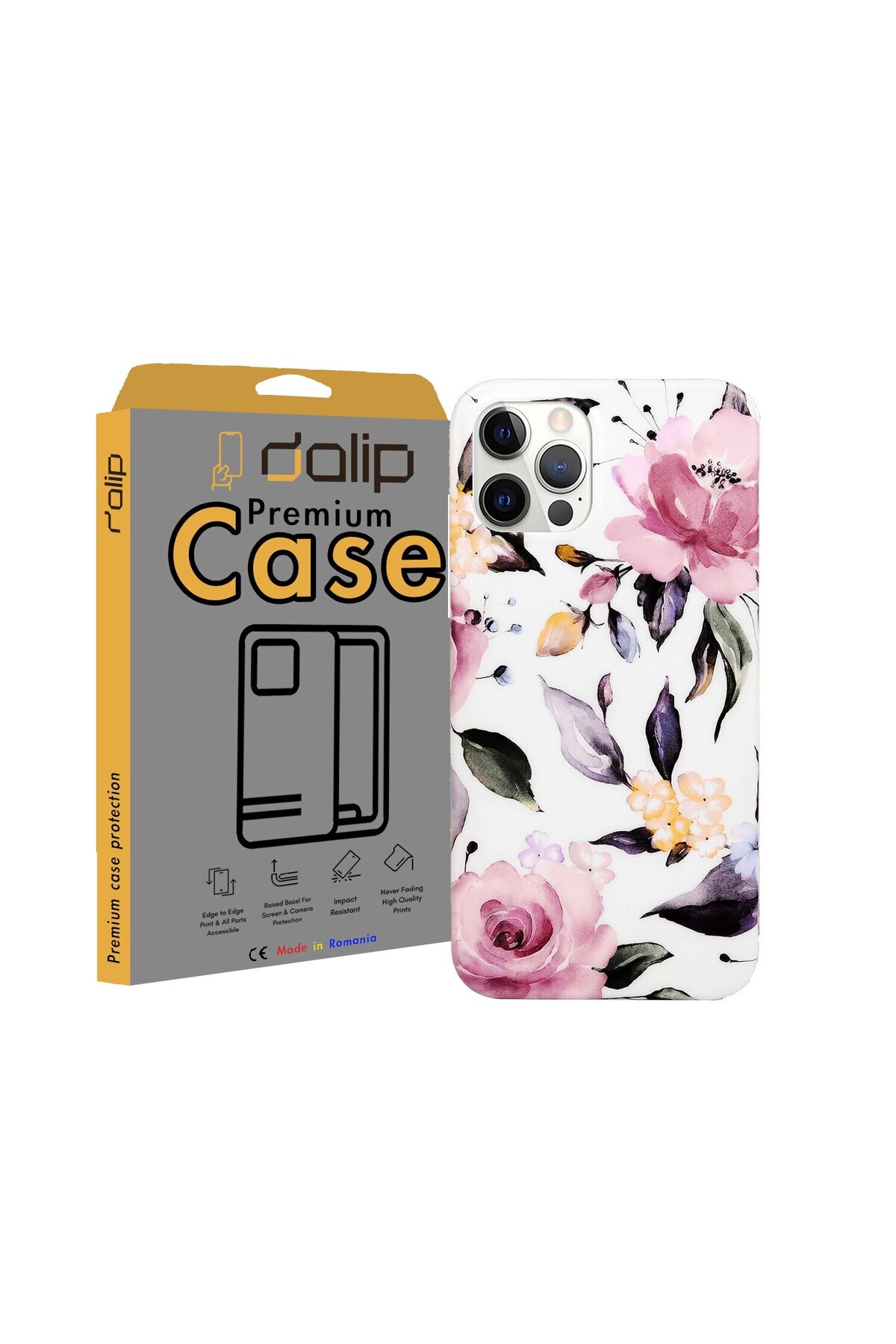 dalip-Husa pentru Oppo Reno 8 Pro, Abstract Design, Silicon, Alb 4