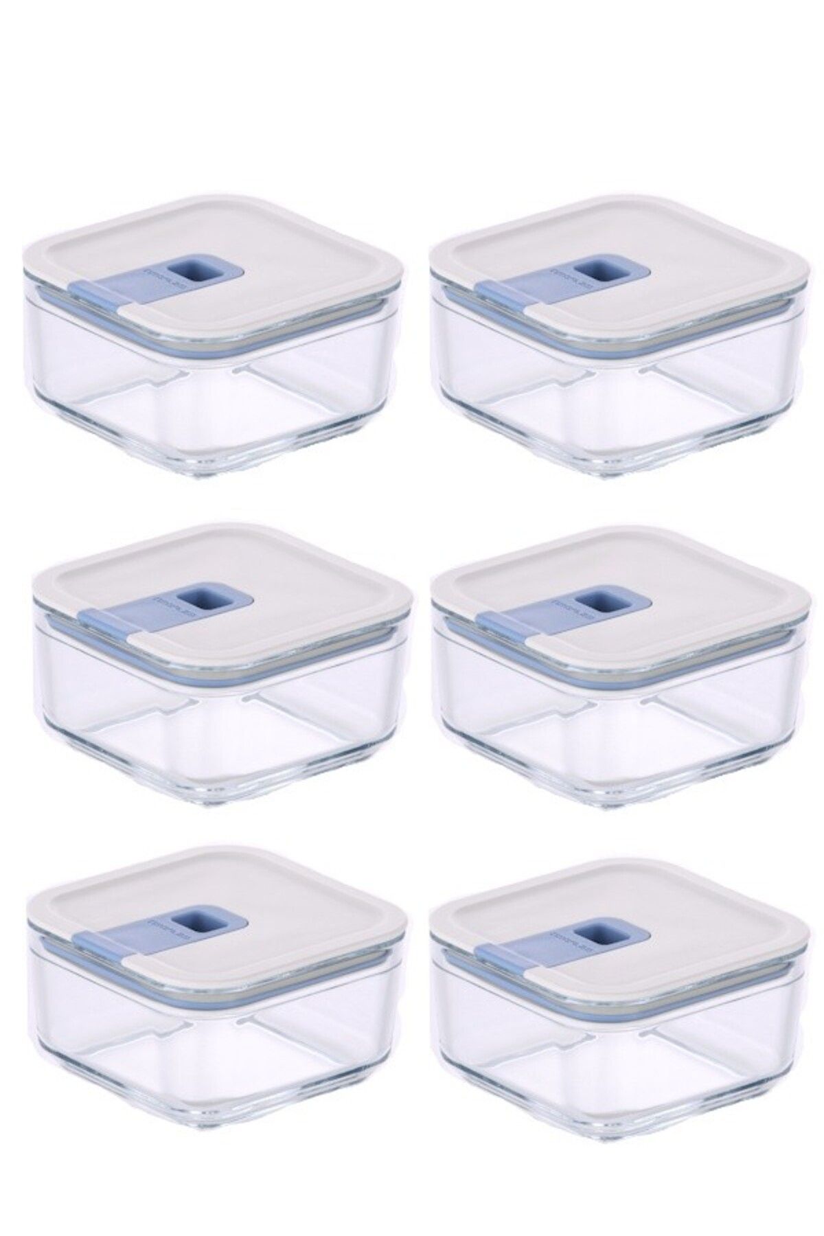 NEOFLAM-Perfect Seal Square 350ml Set of 6 Storage Containers 1