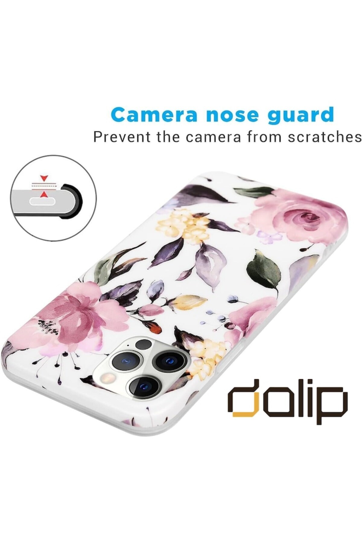 dalip-Husa pentru Oppo Reno 8 Pro, Abstract Design, Silicon, Alb 3