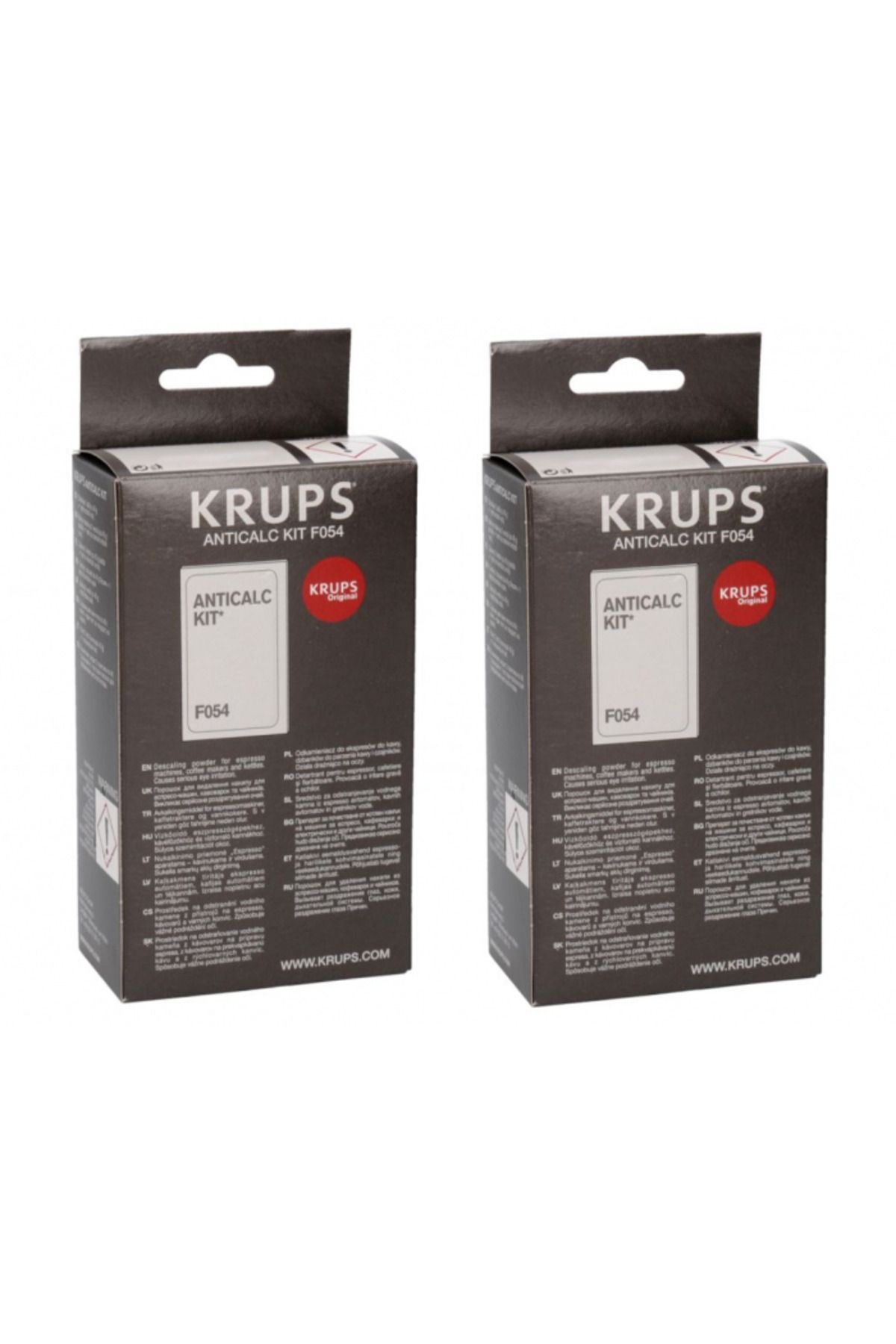 Groupe SEB-Set soluție de decalcifiere GROUPE SEB F054001A pentru espressoare Krups, 4 soluții de detartrare 1
