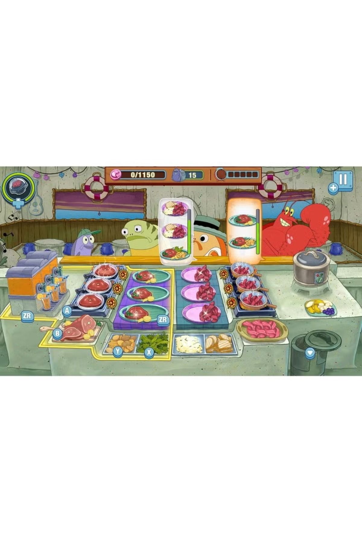 Nintendo-SpongeBob SquarePants Krusty Cook-Off Extra Krusty Edition - Switch 4
