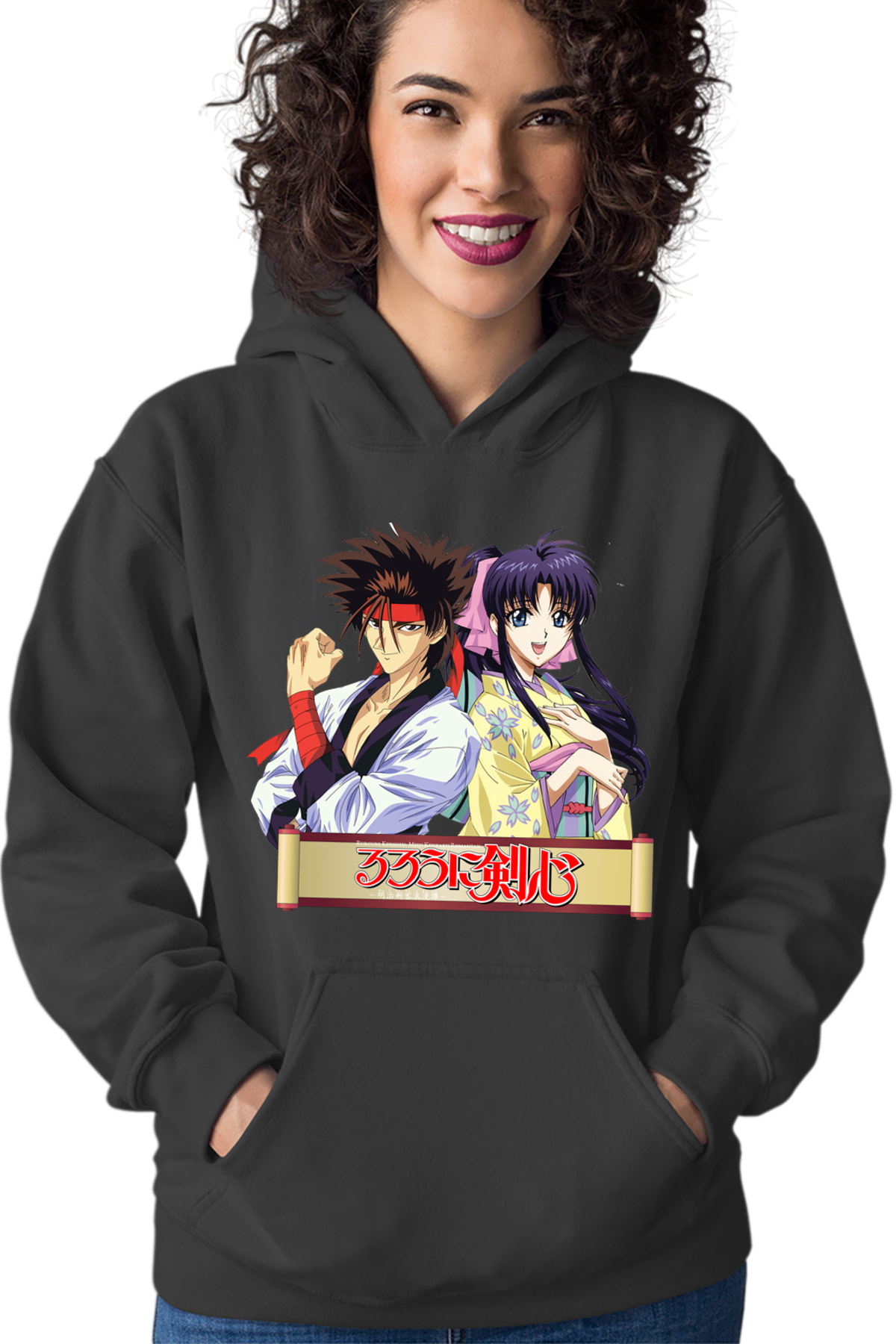 OEM Hanorac Dama Rurouni Sanosuke Kaori Nobuhiro Watsuki Femeie - XL