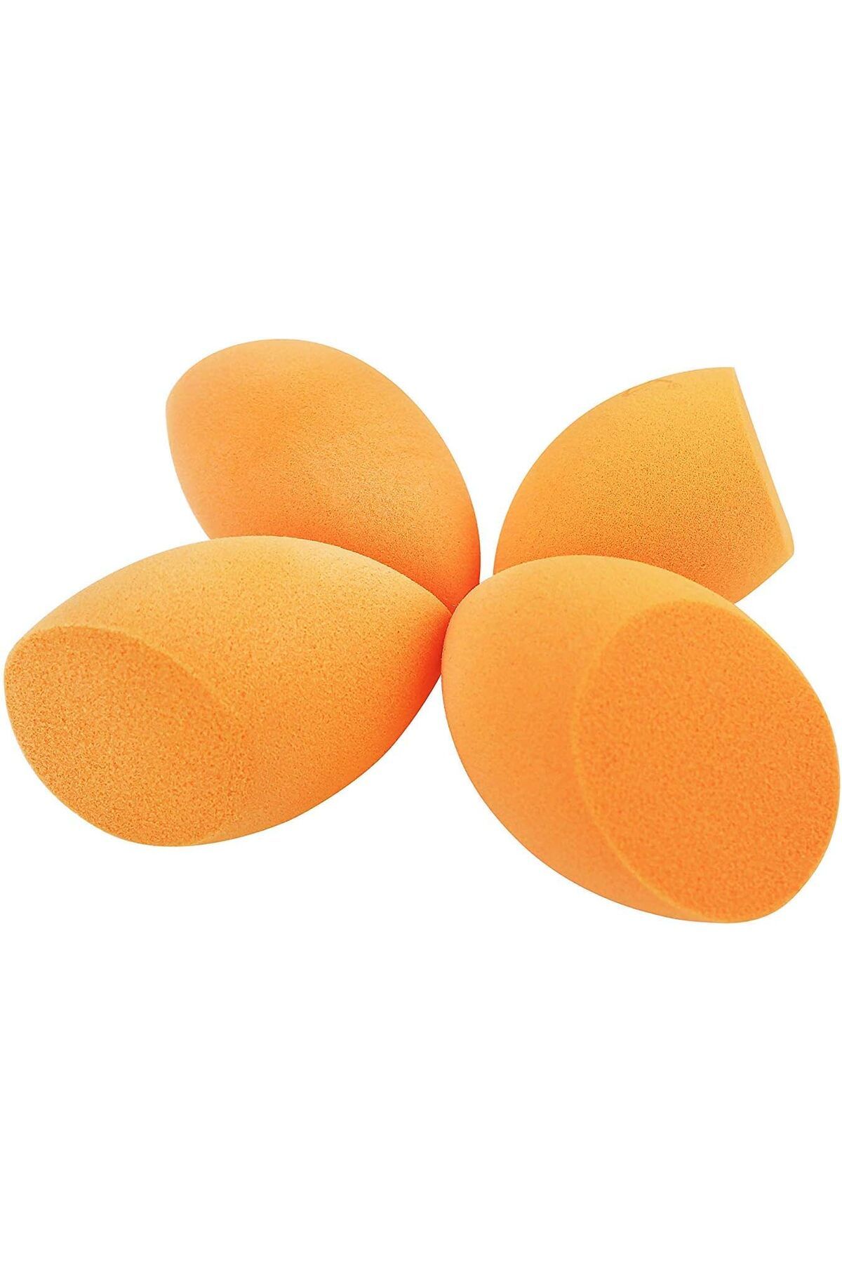Real Techniques-Real Techniques Miracle Sponge Set - Pack of 4, Orange 7