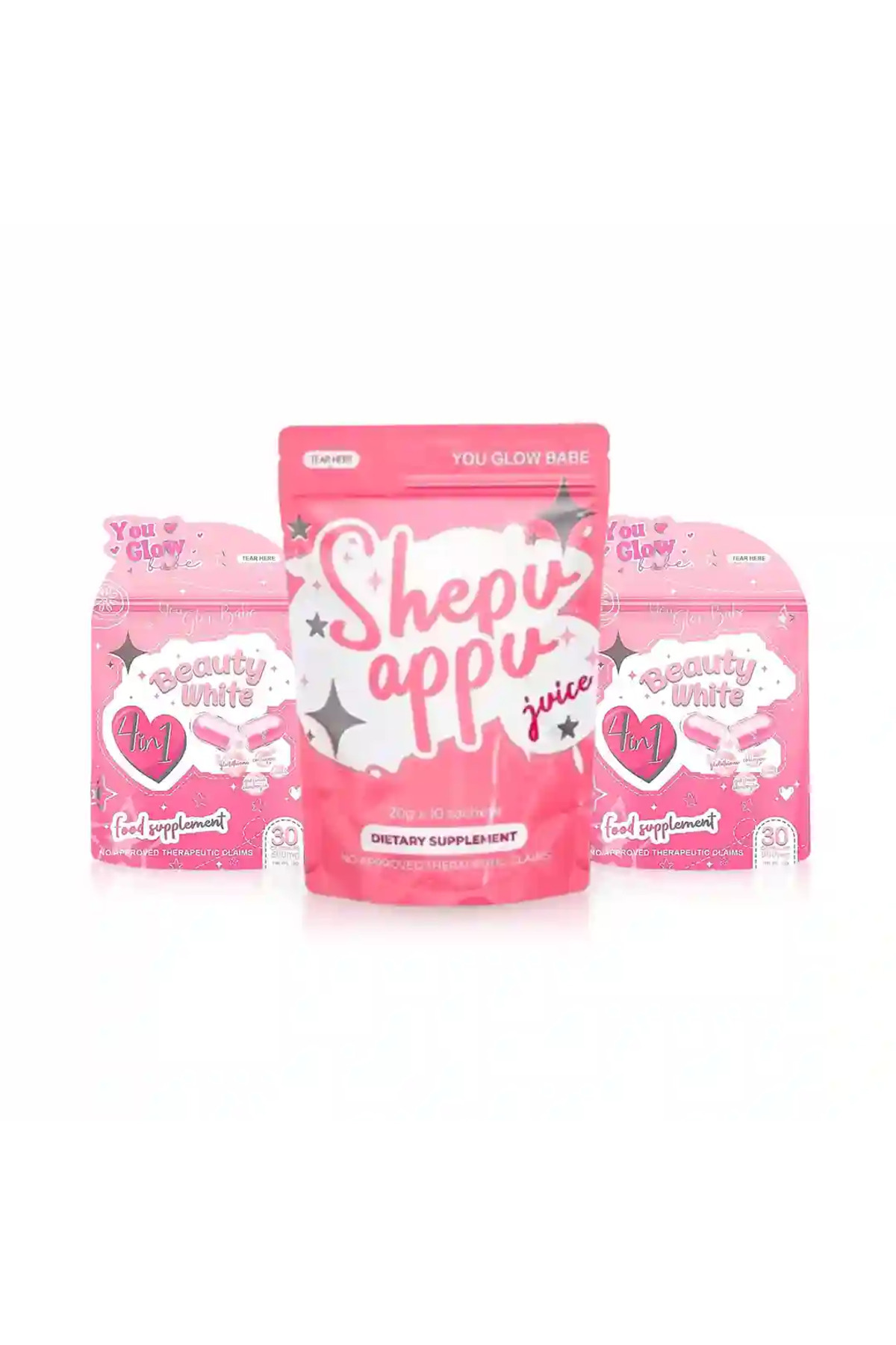 You Glow babe-Shepu Appu Juice + 2 4-in-1 Capsule – Promo Bundle 1