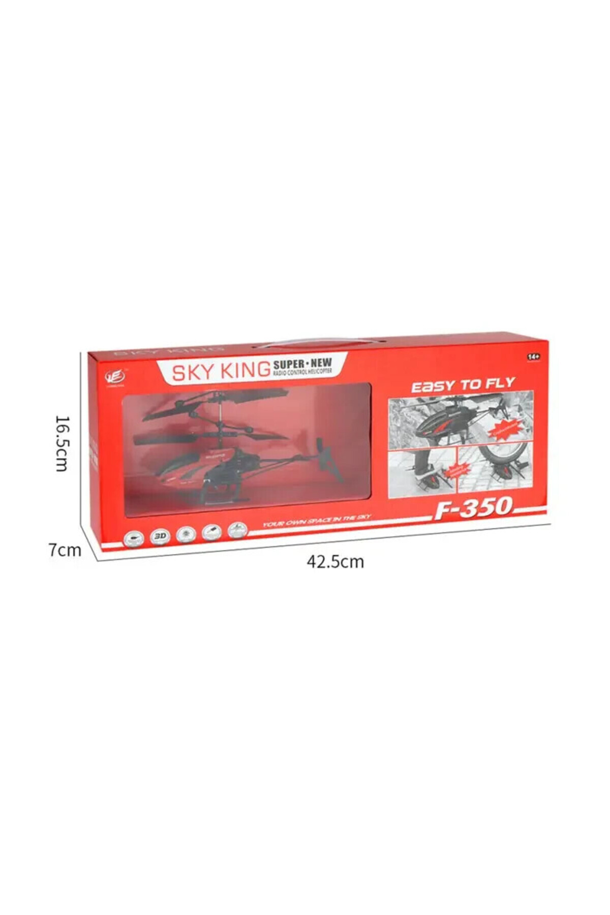 Toybox-Remote Control Flying Helicopter with Unbreakable Blades Infrared Sensors 6
