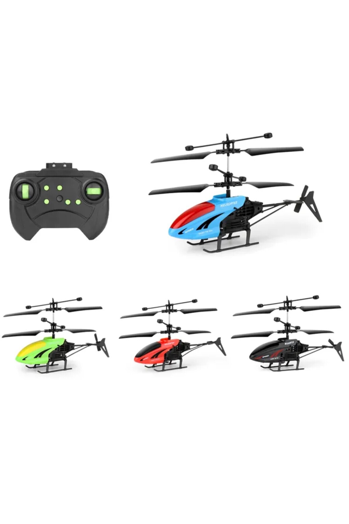 Toybox-Remote Control Flying Helicopter with Unbreakable Blades Infrared Sensors 2