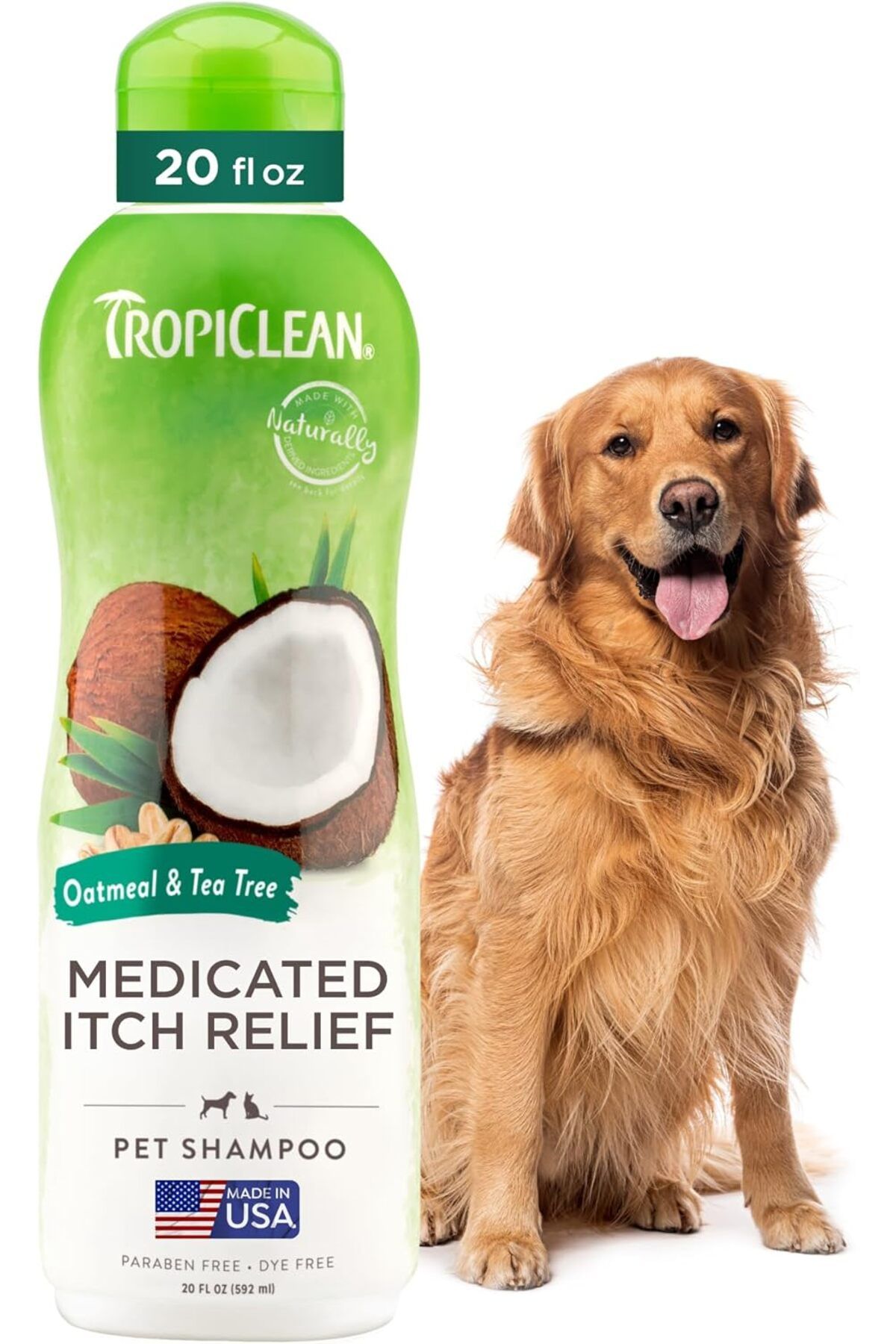 Tropiclean-Oatmeal and Tea Tree Pet Shampoo, 20oz 1