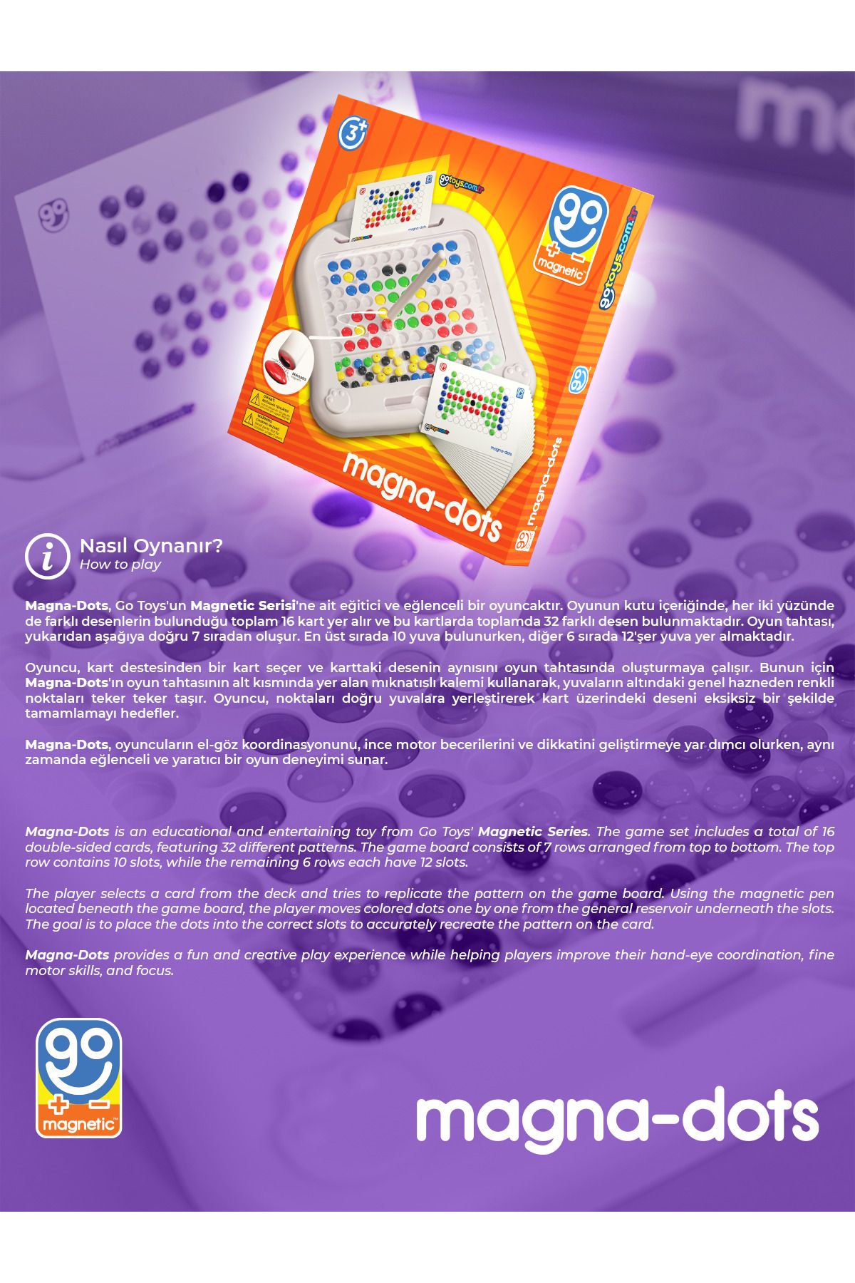 Go Toys-Magna Dots - Steam Magnetic Coding Tablet No Screen Game Activity Magnetic Building Blocks Shopist 4