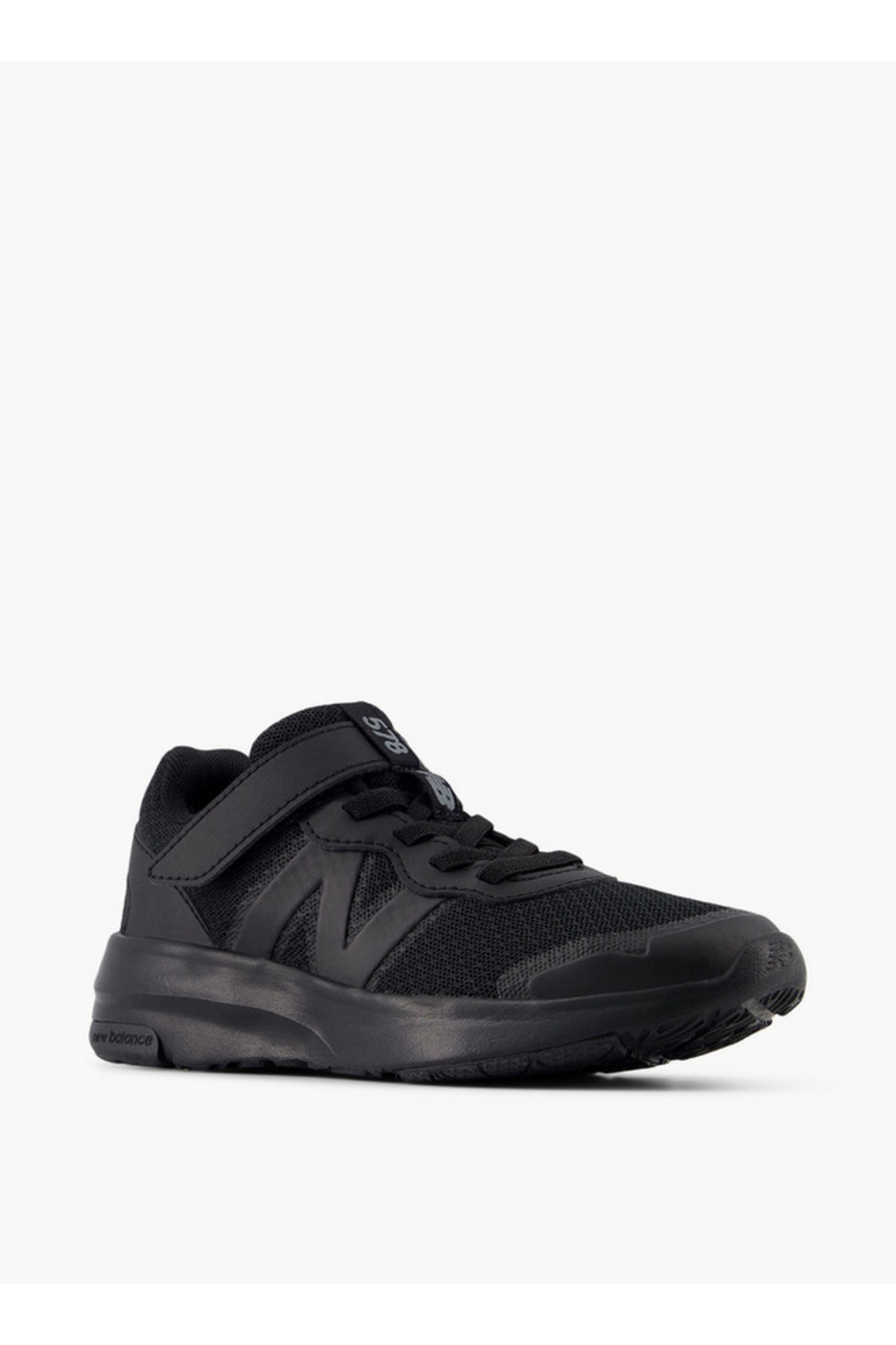 New Balance Boys' Logo Accent School Shoes with Hook and Loop Closure