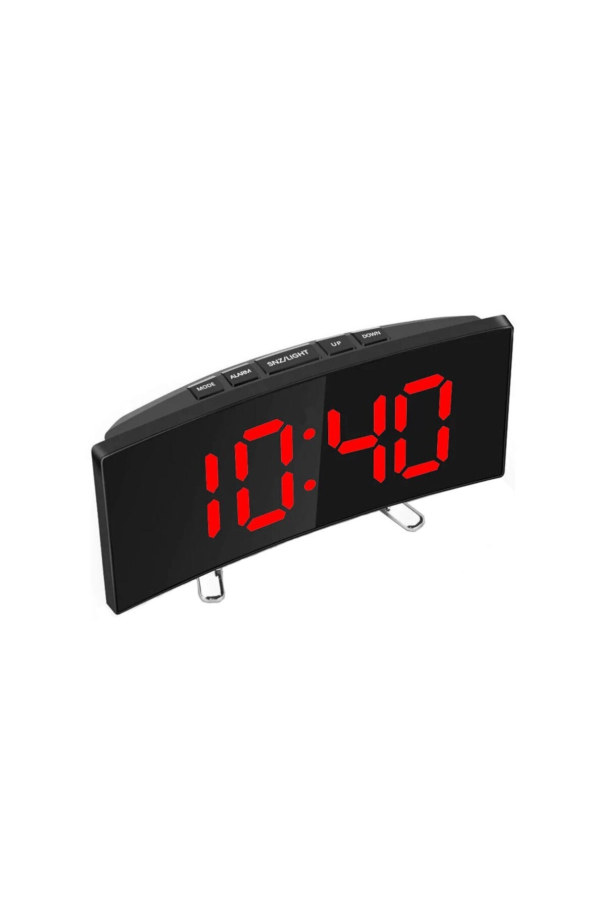 OEM-Digital LED Clock with Mirror Display, Red Display, USB Cable, Thermometer 4