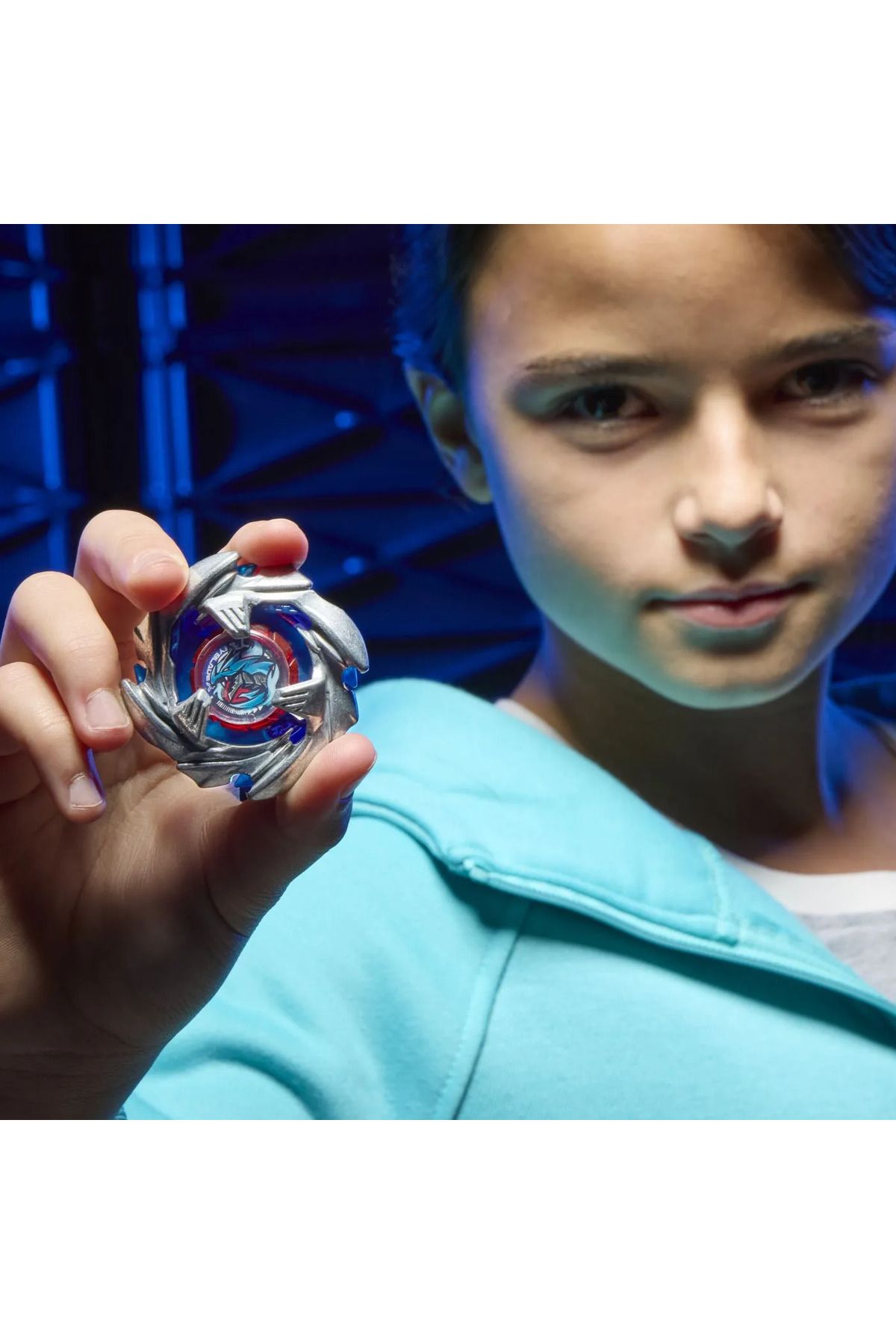 BEYBLADE-X LET IT RIP COBALT DRAGOON 2-60C LAUNCHER AND WHEEL SET 4