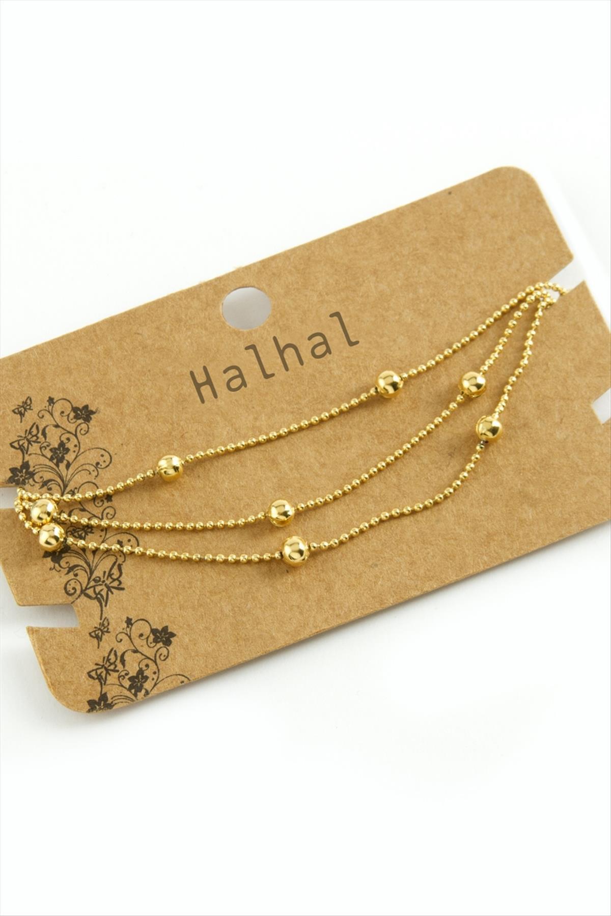 fantastik store Üç Zincirli Lüks Çelik Halhal