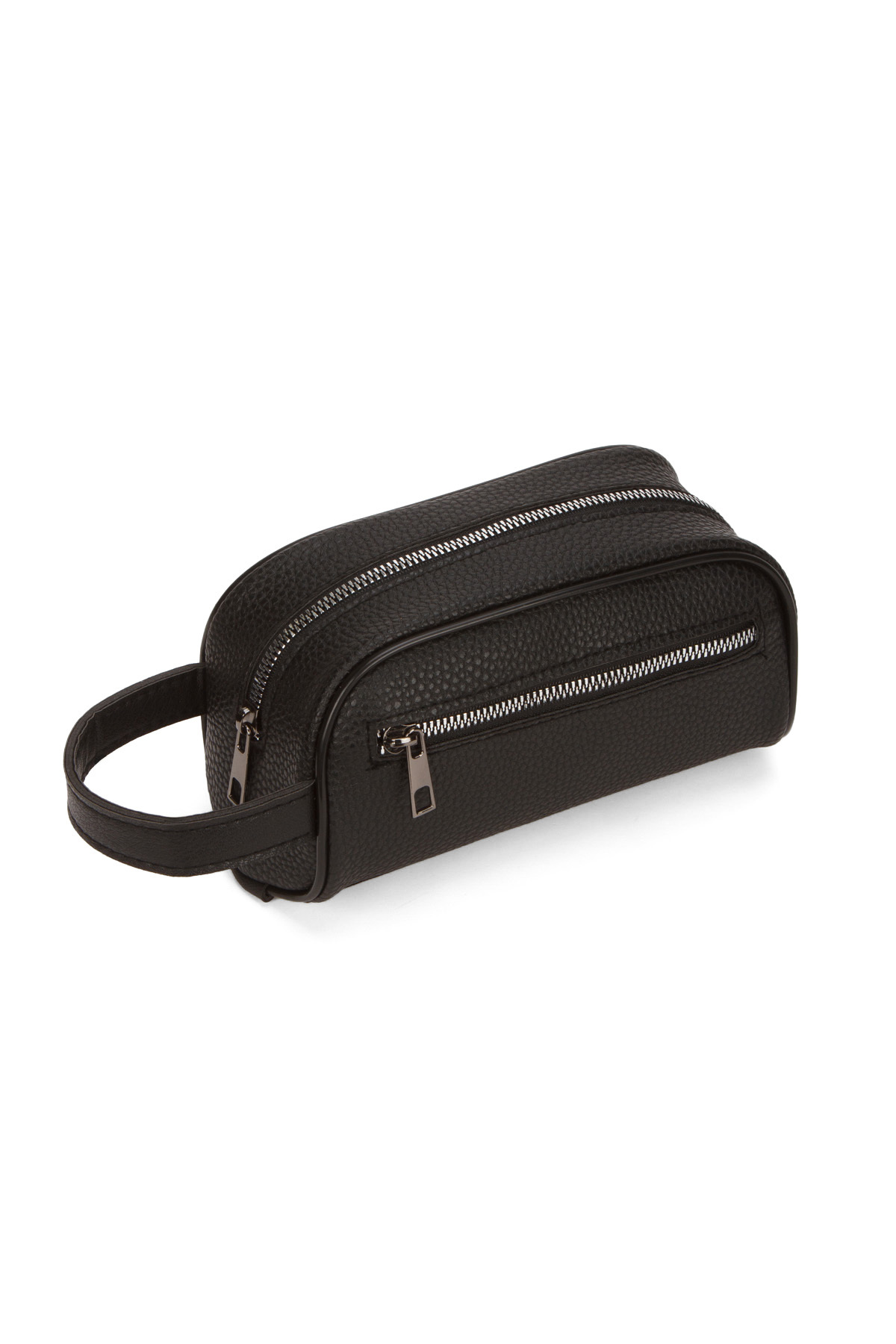 CERFF LEATHER CLUP Unısex Suya Dayanıklı Mini Tıraş & Kozmetik Portföy & Clutch El Çantası görsel 3