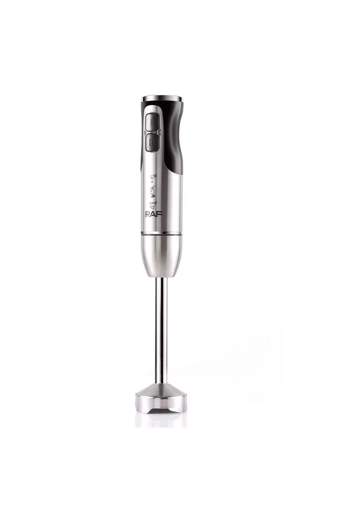 divendi-ro-Blender RAF R3006, 1600W, recipient de 500ml, bol și blender de 600ml, 2 viteze, 38,7cm, negru-argintiu 3