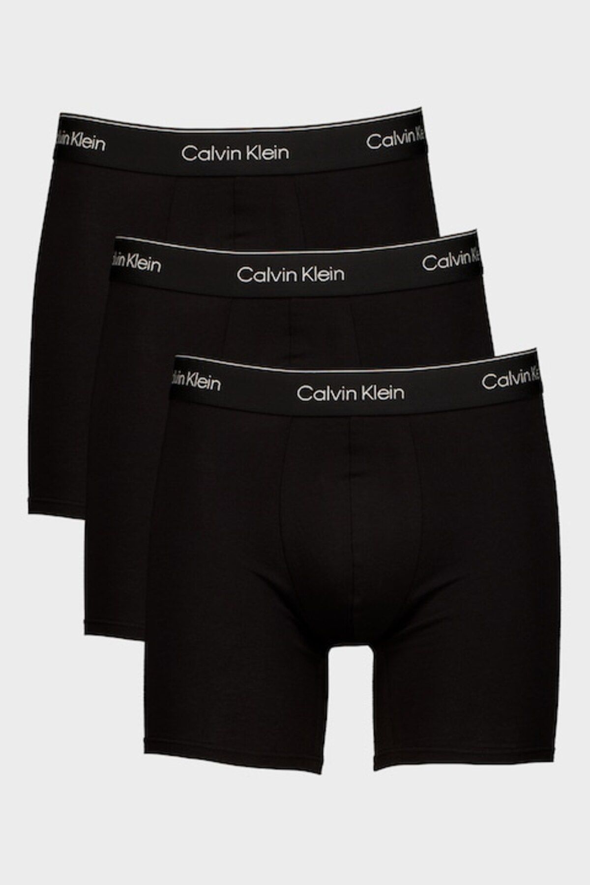 Calvin Klein-, Set of boxers with plain pattern - 3 pairs, Anthracite grey, XL 2