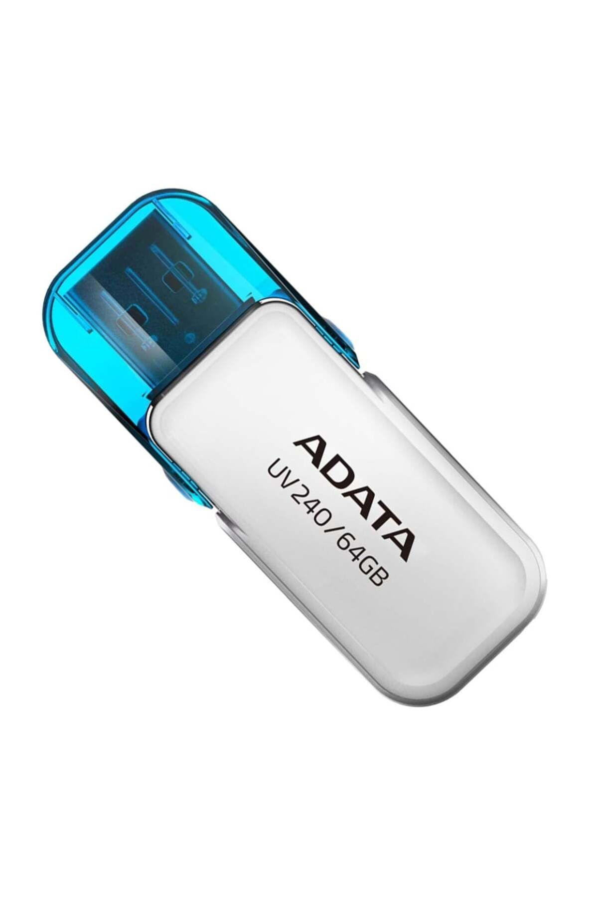 Adata-Stick USB UV240, 64G, USB 2.0, Capac rabatabil, Alb 3