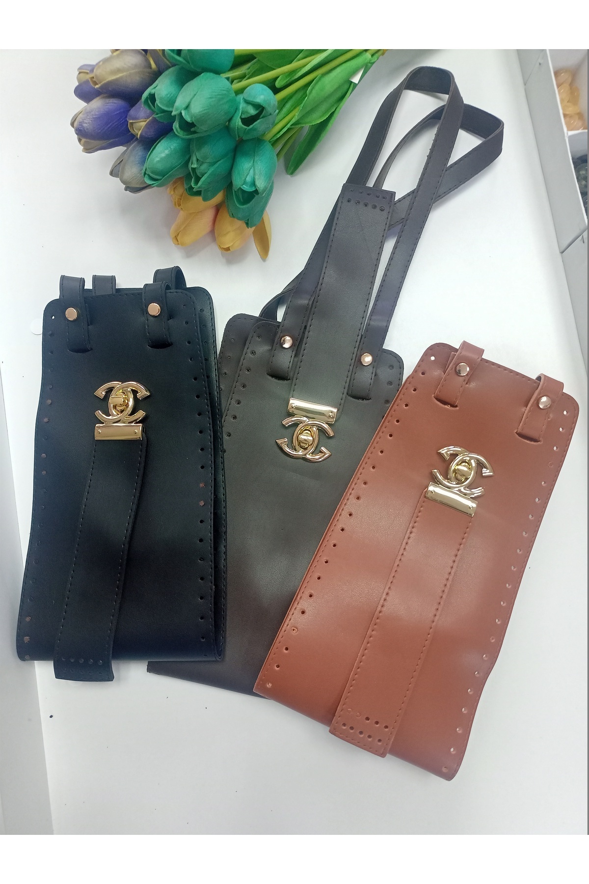 Sultan-Medium Gusset Bag Set 3