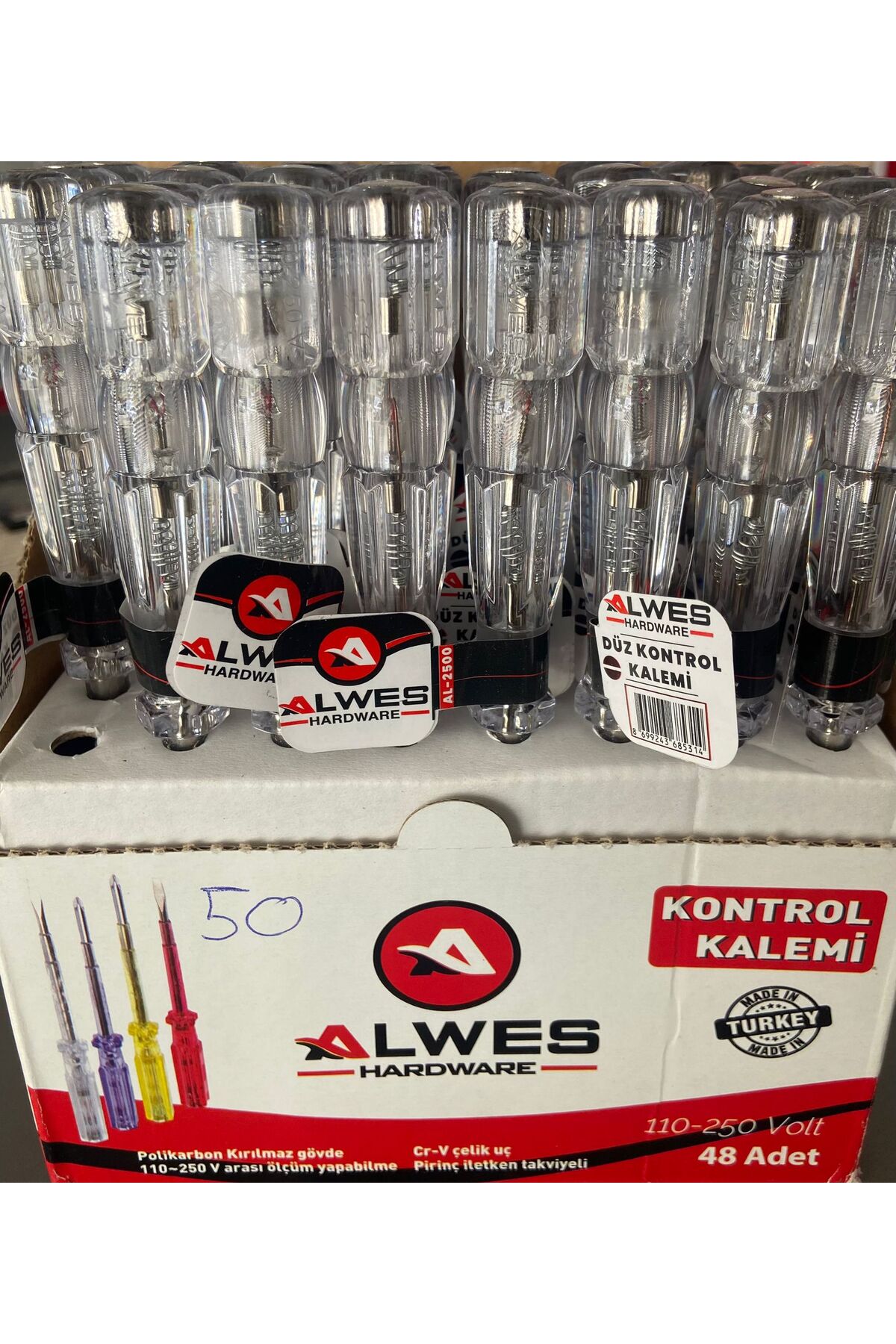 Alwes KONTROL KALEMİ - MODEL : 2500 - DÜZ AĞIZ - Fiyatı, Yorumları