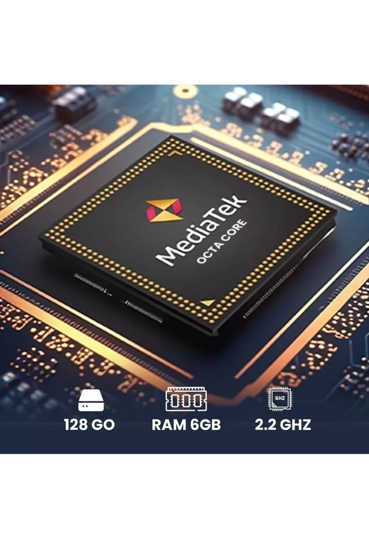 Myphone-Smartphone touchscreen 6.51" 32GB memory 3GB RAM Dual SIM camera 13Mpx octa-core processor 4G 4