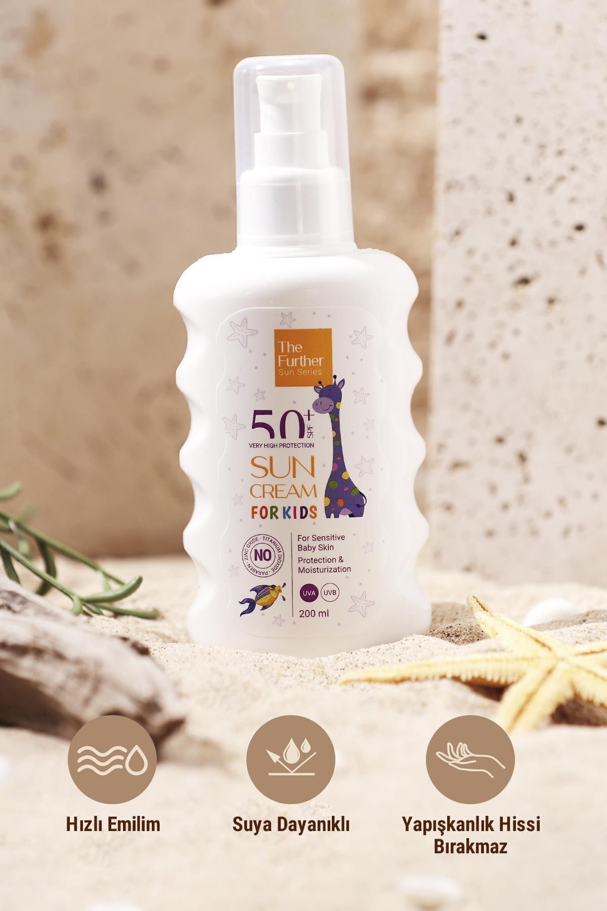 The Further SPF 50+ Faktör Çocuk Güneş Koruyucu Losyon 200 ml fotoğrafı 6 (önizleme)