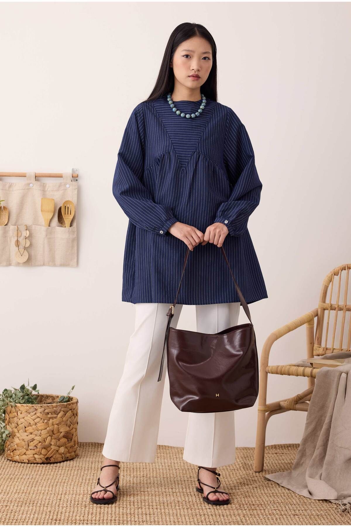 HEQA-V Panama Tunic Night Blue 3