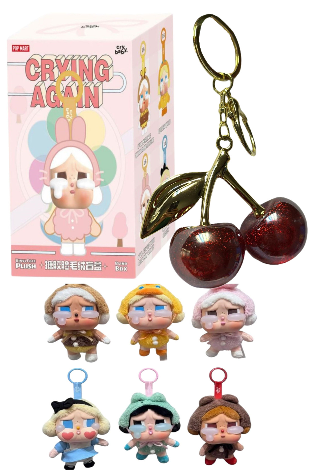 FO Crying Again Cry Baby Çanta Charmı Aksesuar Sürprız + Büyük