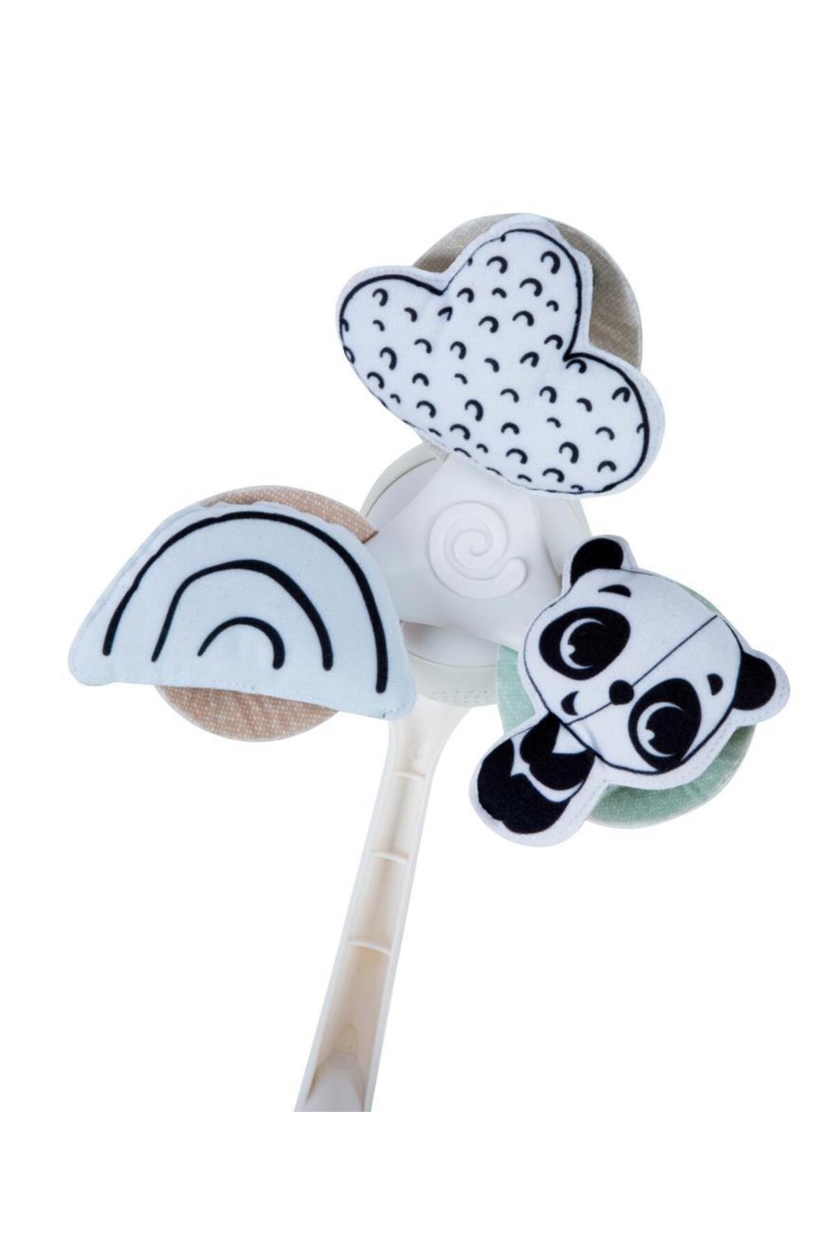 Tiny Love 0-3 Yaş Müzikli Sevimli Panda Dönence Beşik ve Bebek Arabası Oyuncağı (Black & White) fotoğrafı 2 (önizleme)